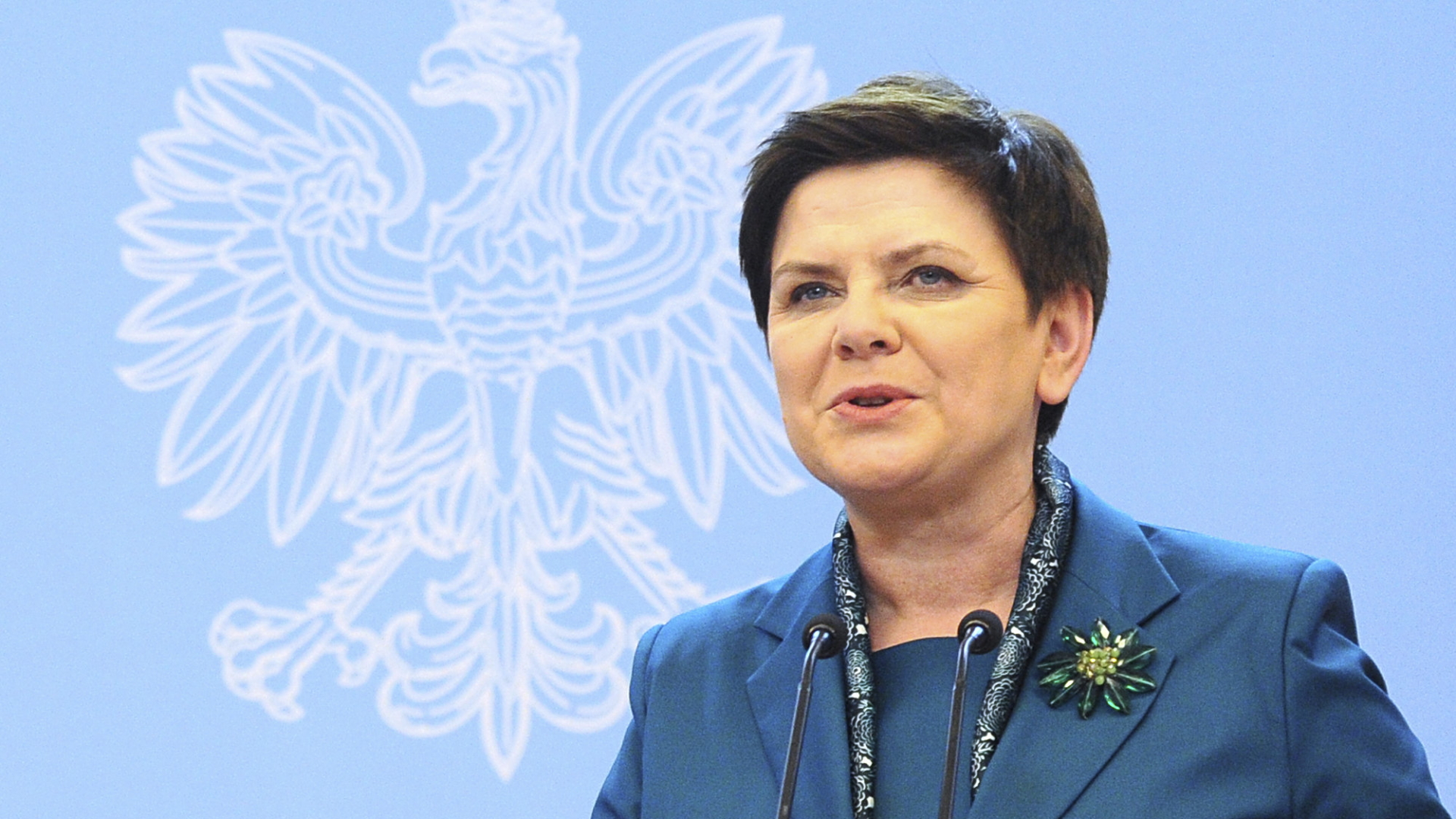 Polens Premierministerin Beata Szydlo | AP
