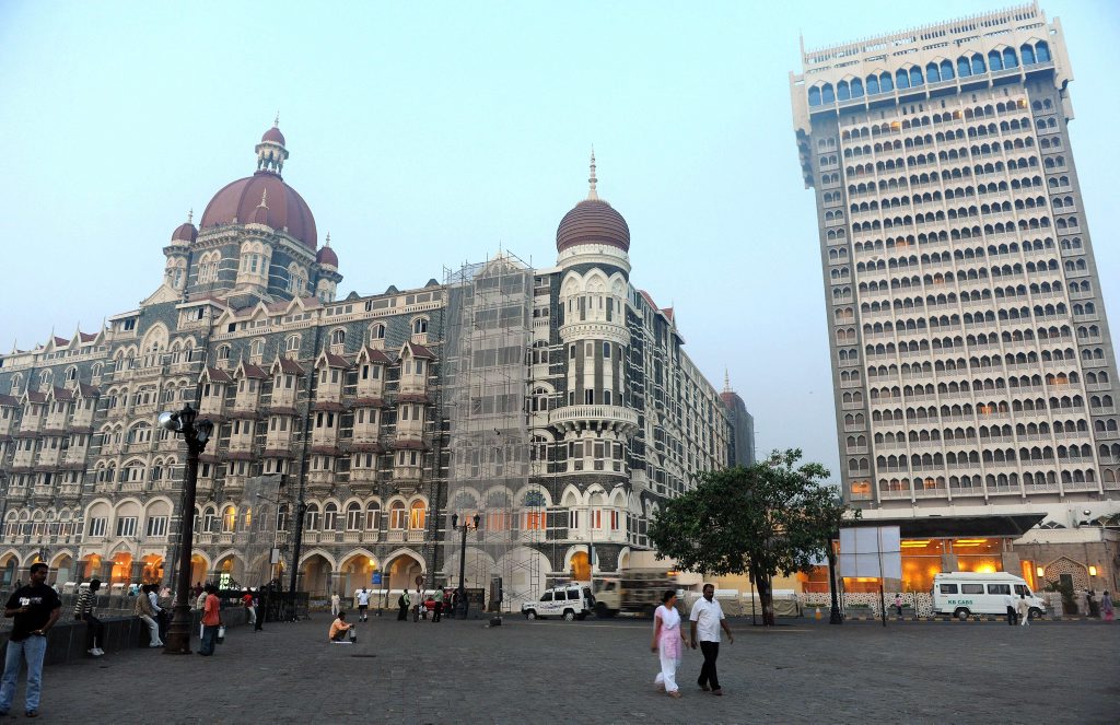 Das "Taj Mahal Palace"-Hotel in Mumbai, ein Jahr nach den Anschlägen. | AFP