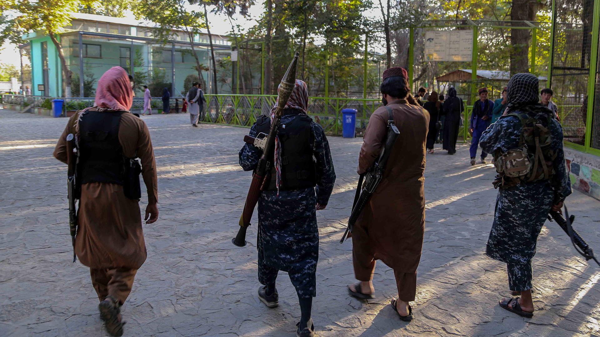Taliban auf Patrouille in Kabul.