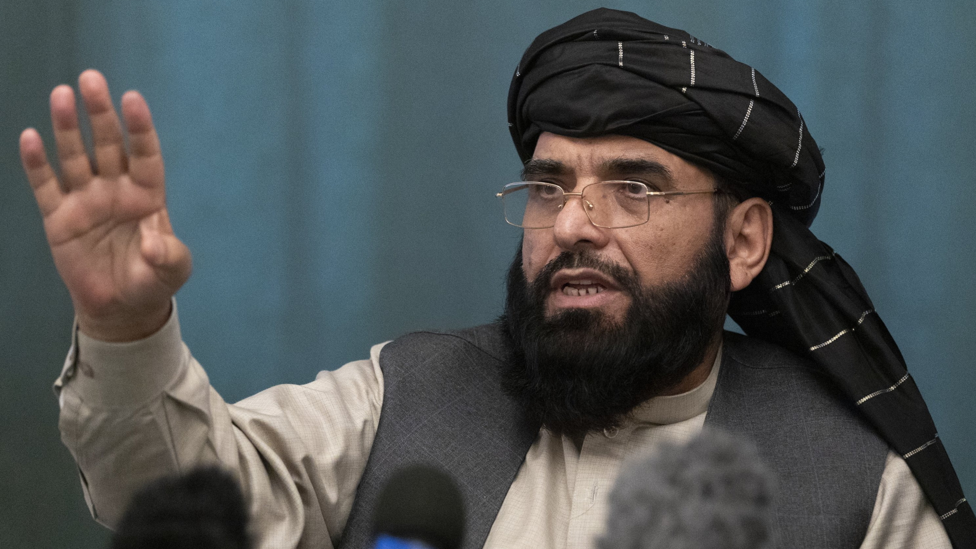 Der Talibansprecher Suhail Shaheen