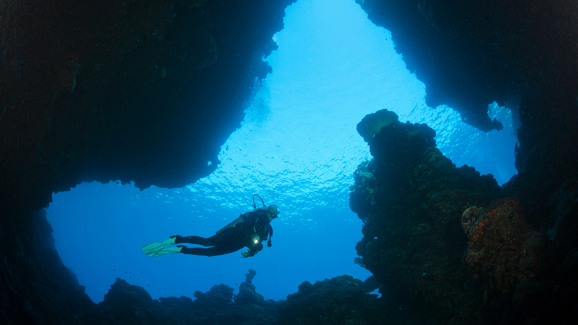 Gua bawah laut di Mallorca: penyelam yang hilang bertahan di ban dalam