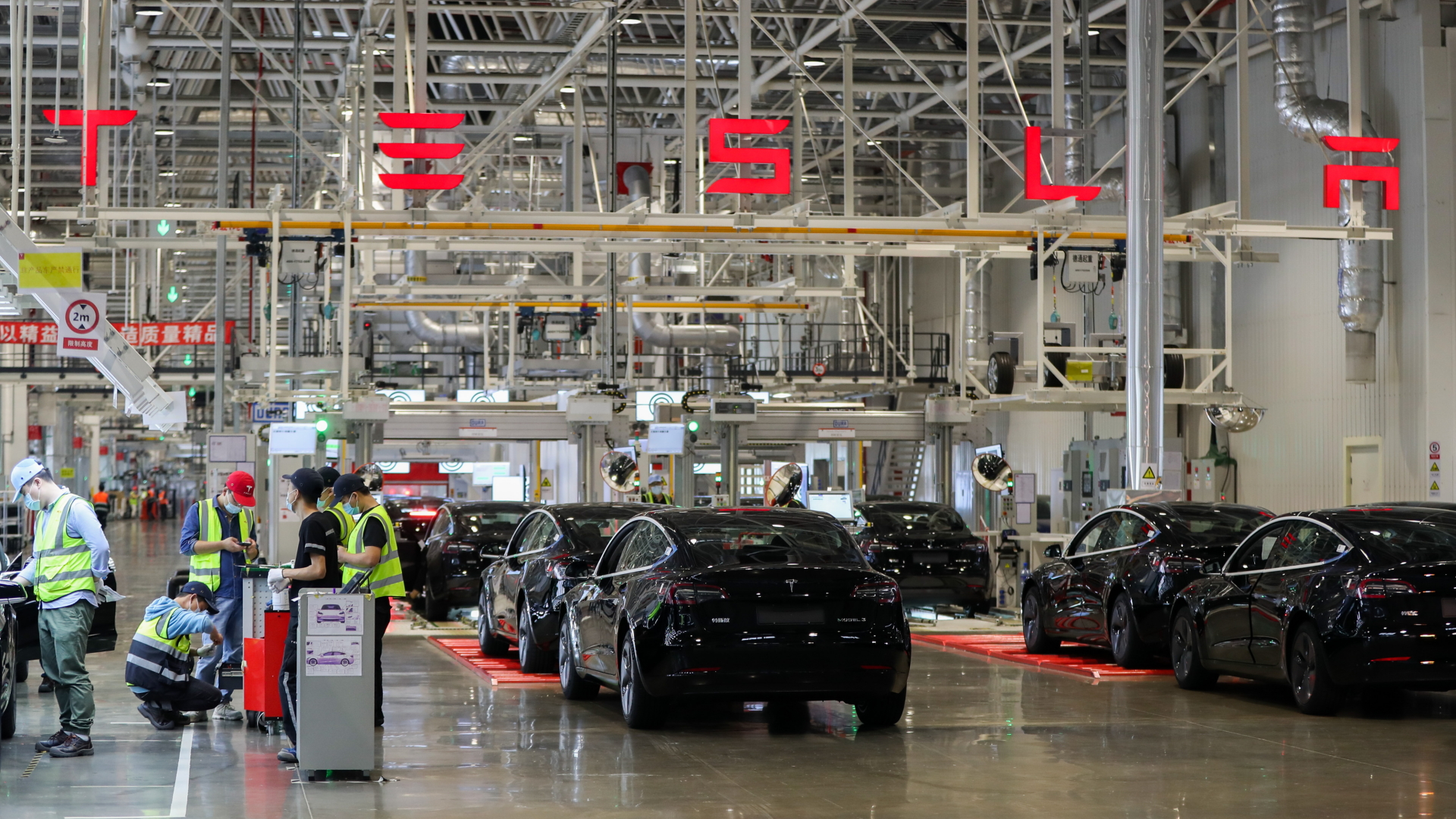 Tesla-Fabrik Shanghai | dpa