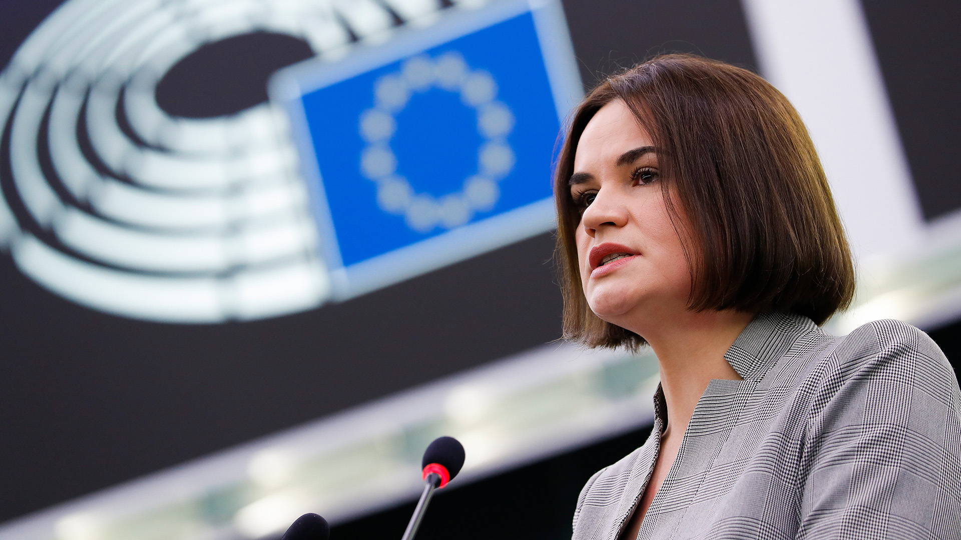 Tichanowskaja im EU-Parlament: „Die Zeit drängt“