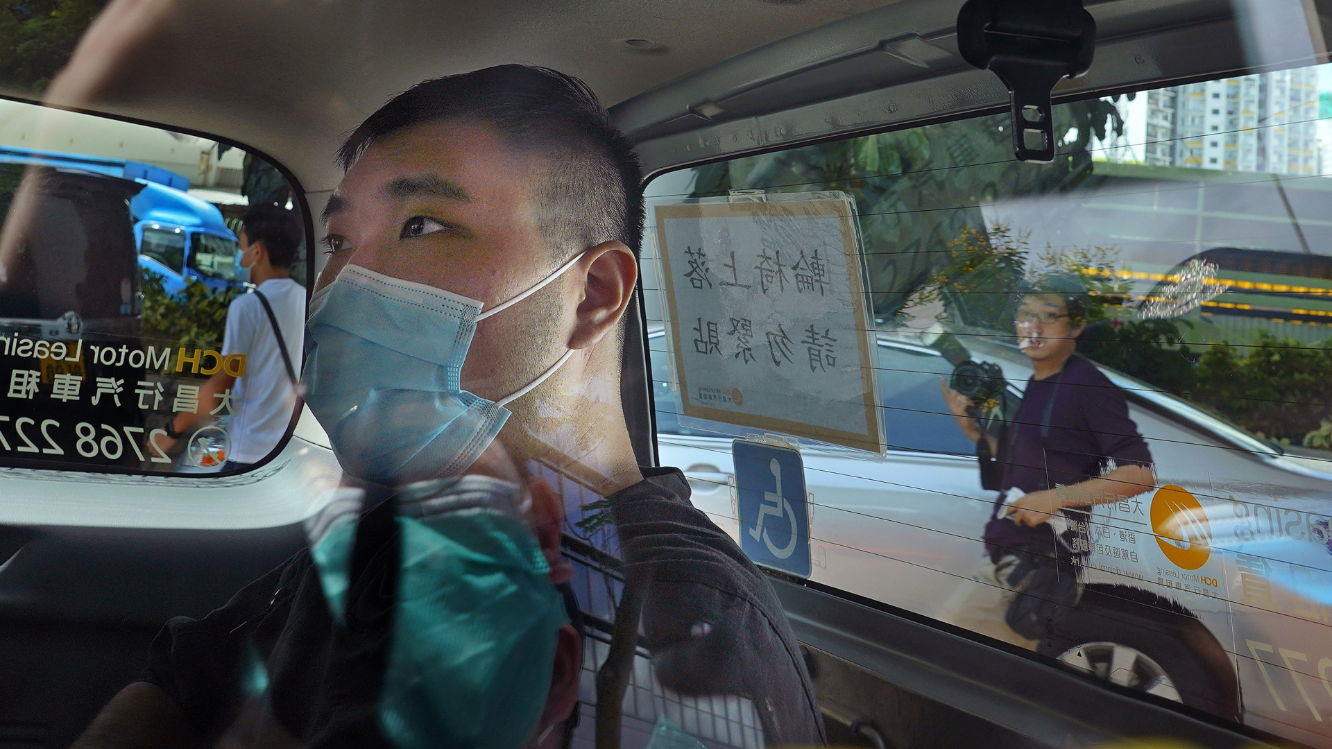 Der Aktivist Tong Ying Kit in Hongkong | AP