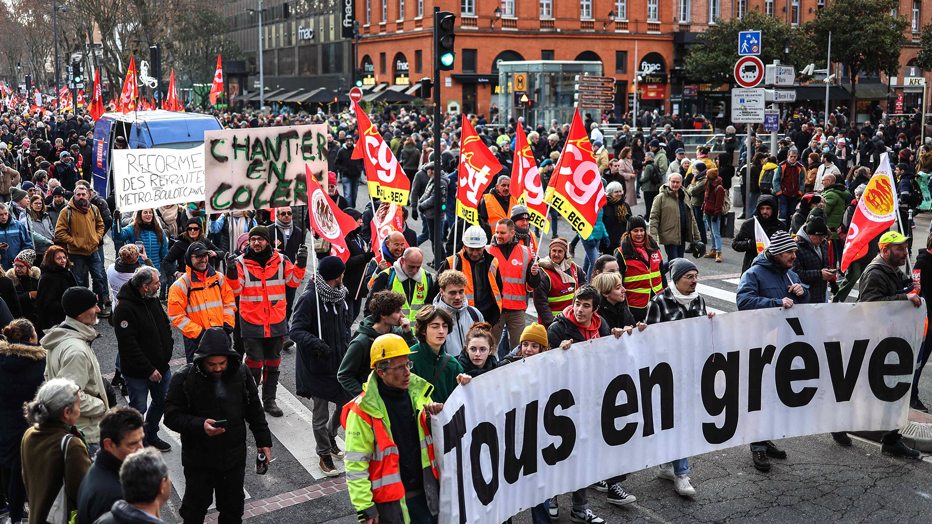 Demonstration in Toulouse. | AFP
