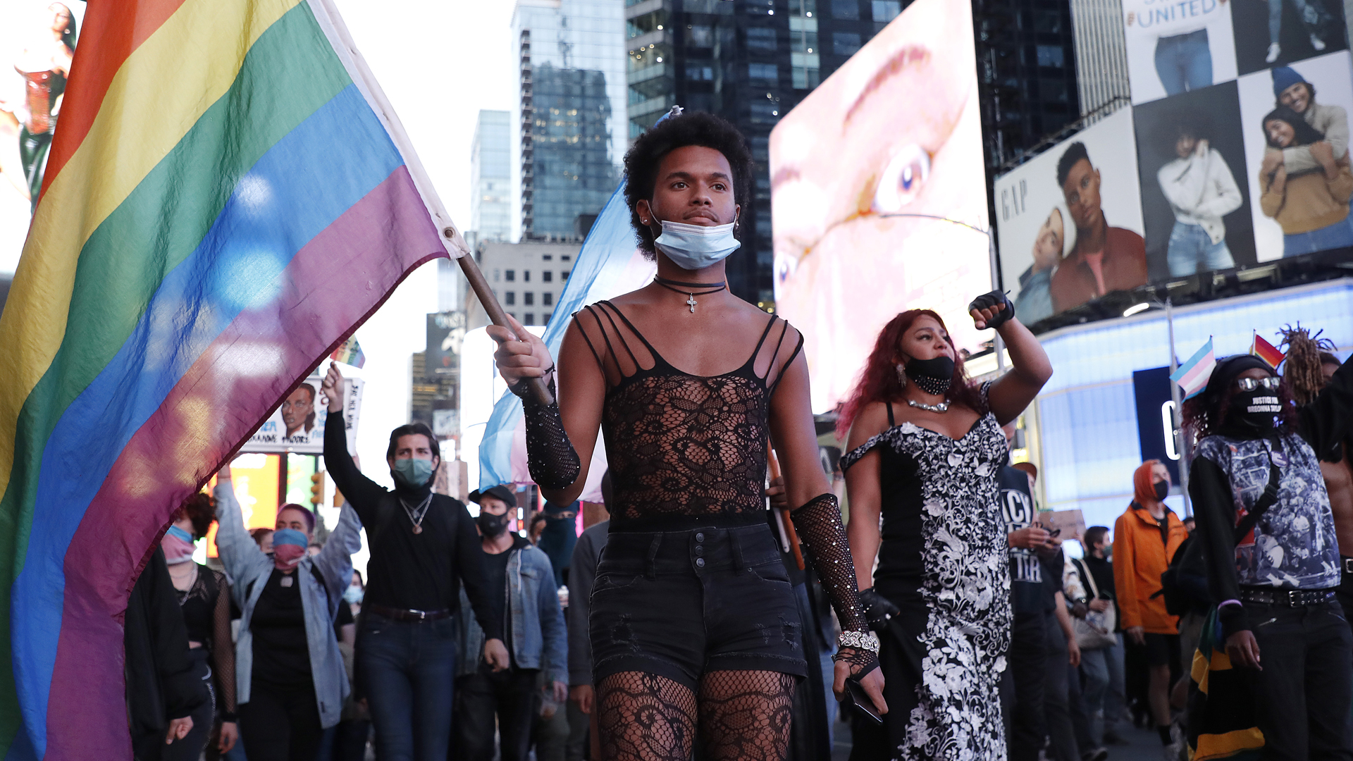 Eine Demonstration nach der Ermordung der Trans-Frau Roxanne Moore in New York (Bild vom 2. Oktober 2020). | picture alliance / ZUMAPRESS.com