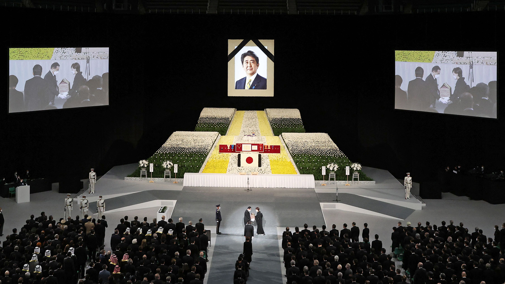 Trauerfeier von Shinzo Abe in Tokio | AFP