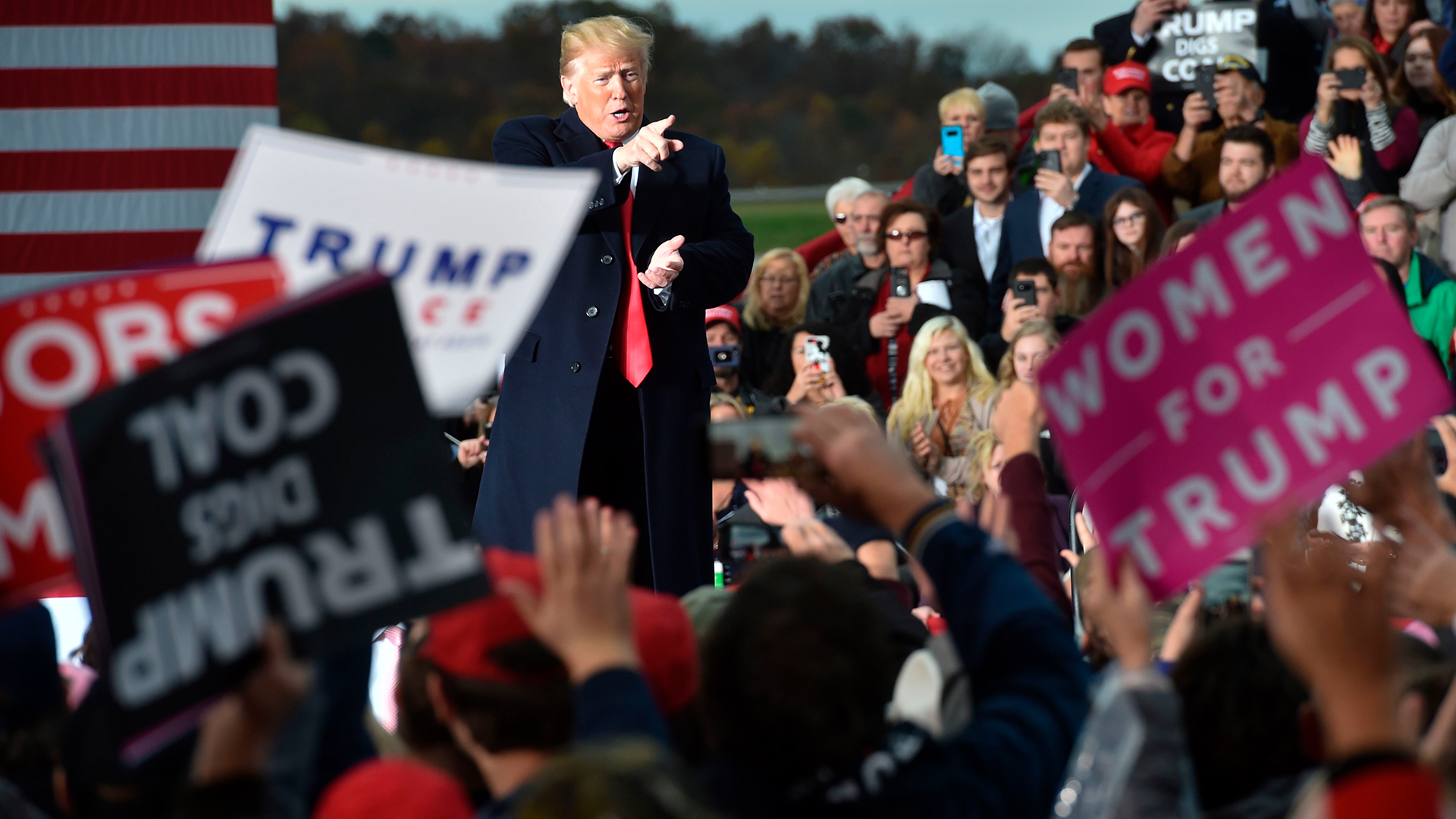 Donald Trump bei einer Wahlkampfveranstaltung | Bildquelle: AFP