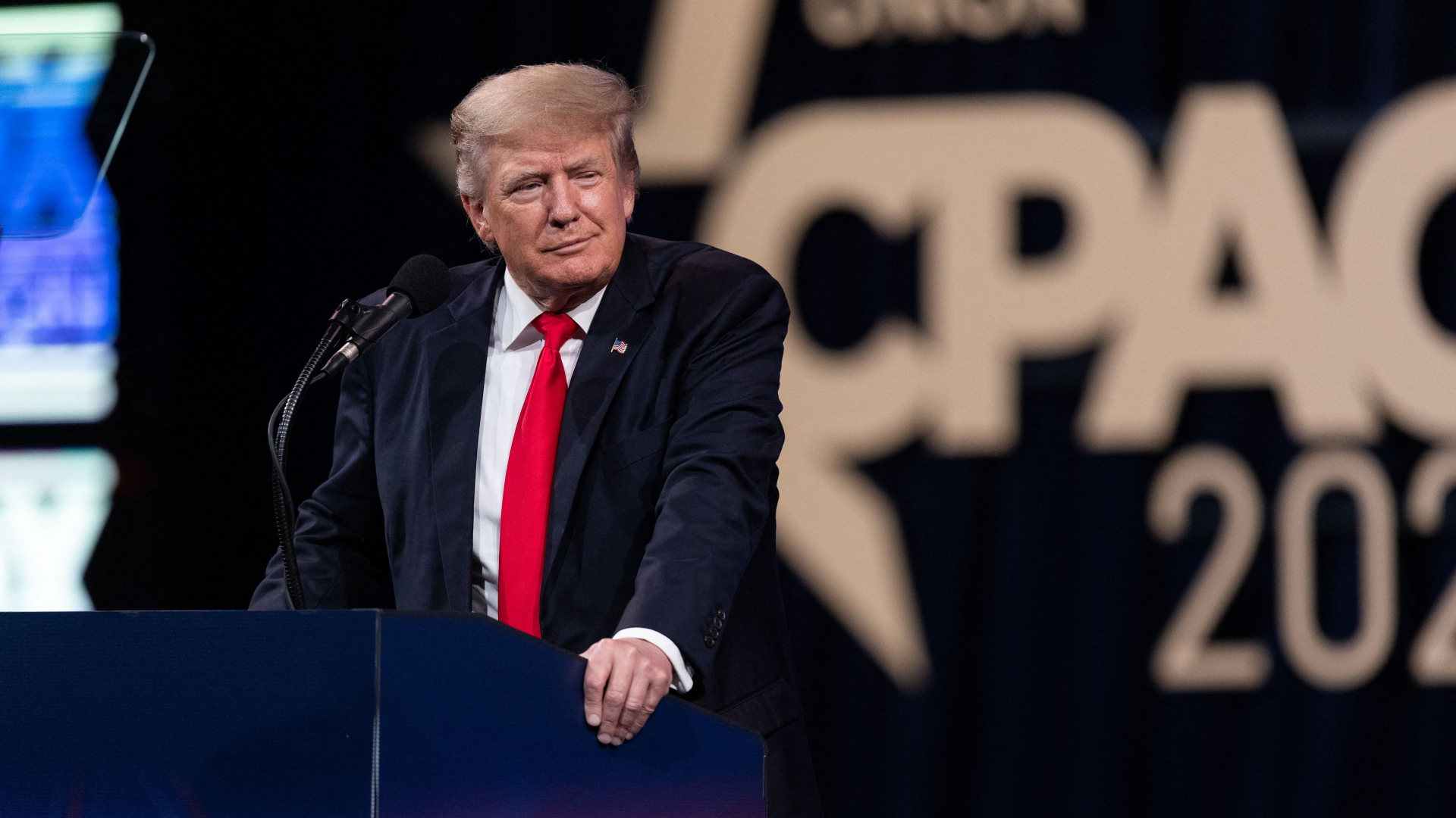 Donald Trump auf einer Parteiveranstaltung | AFP
