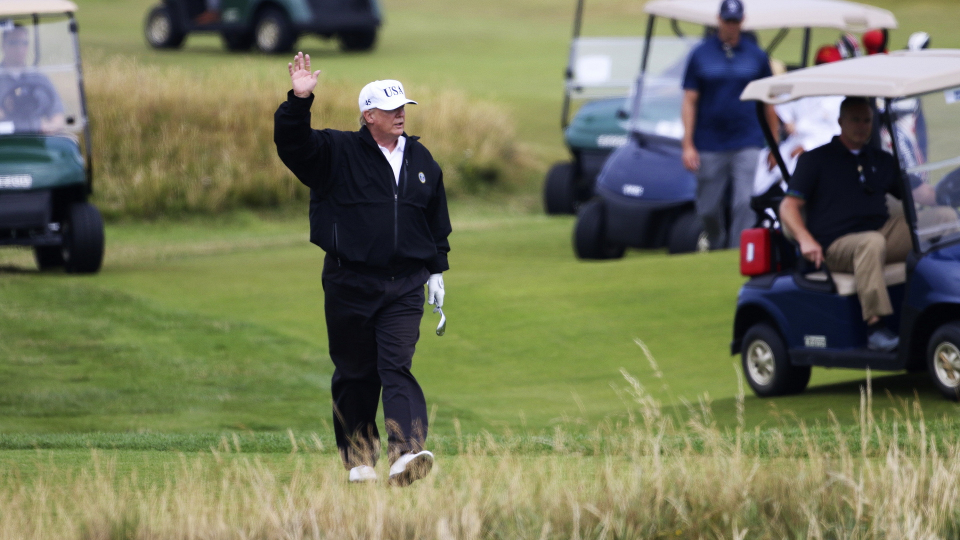 Trump spielt Golf | AP