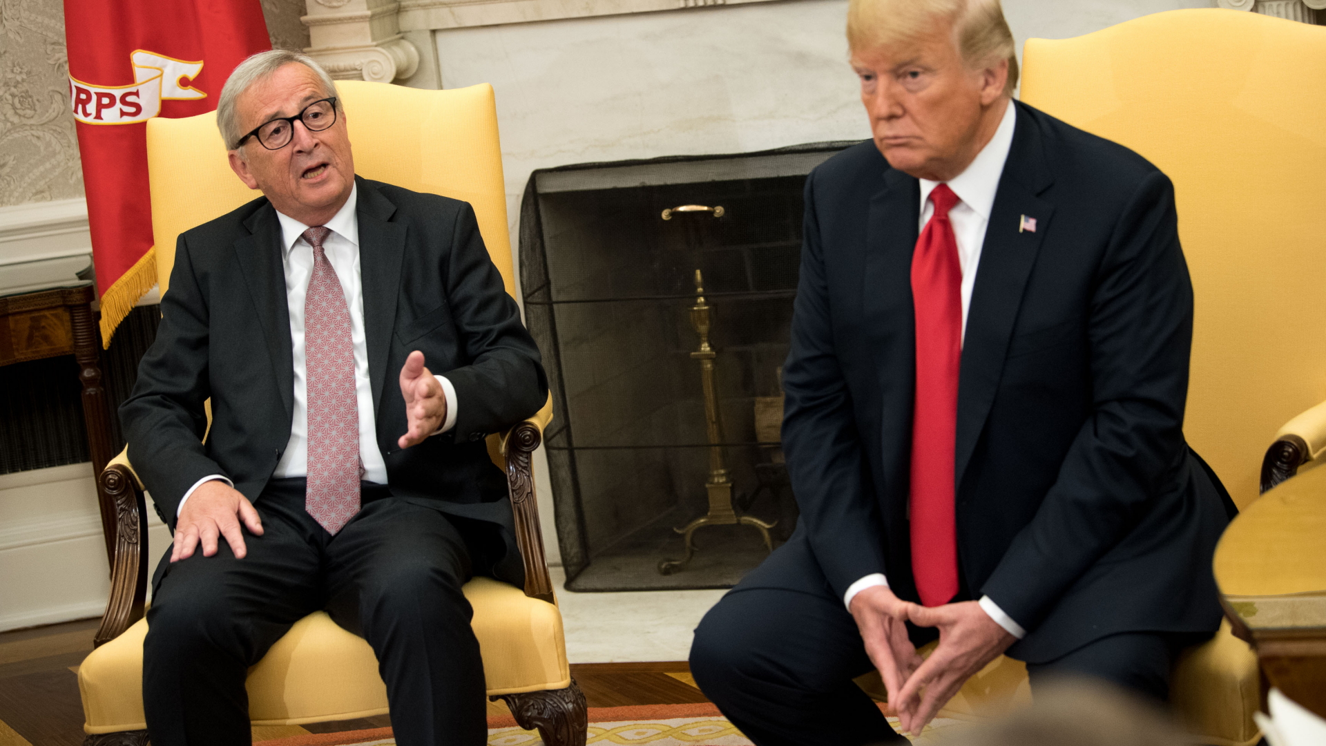 EU-Kommissionspräsident Juncker und US-Präsident Trump | KEVIN DIETSCH/POOL/EPA-EFE/REX/S