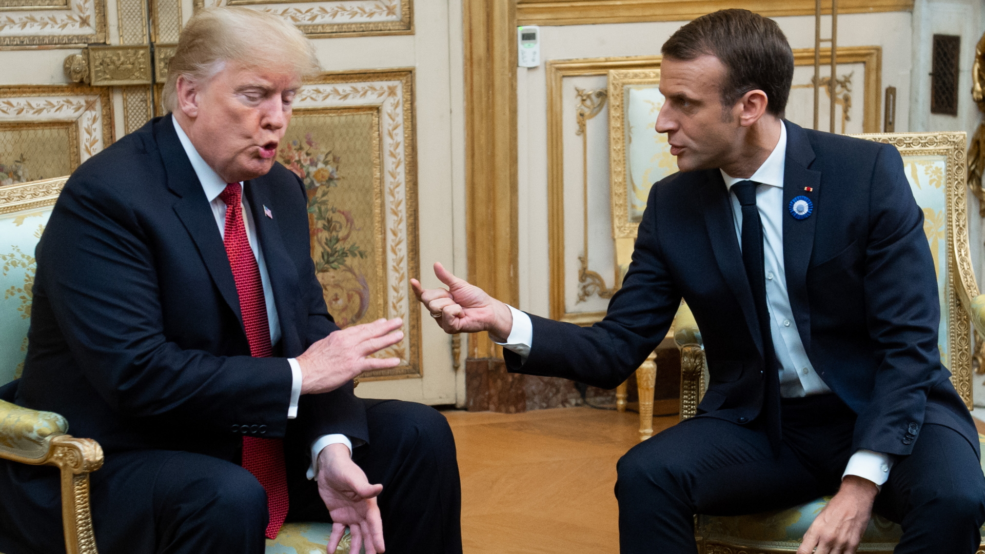 Emmanuel Macron und Donald Trump  | Bildquelle: AFP