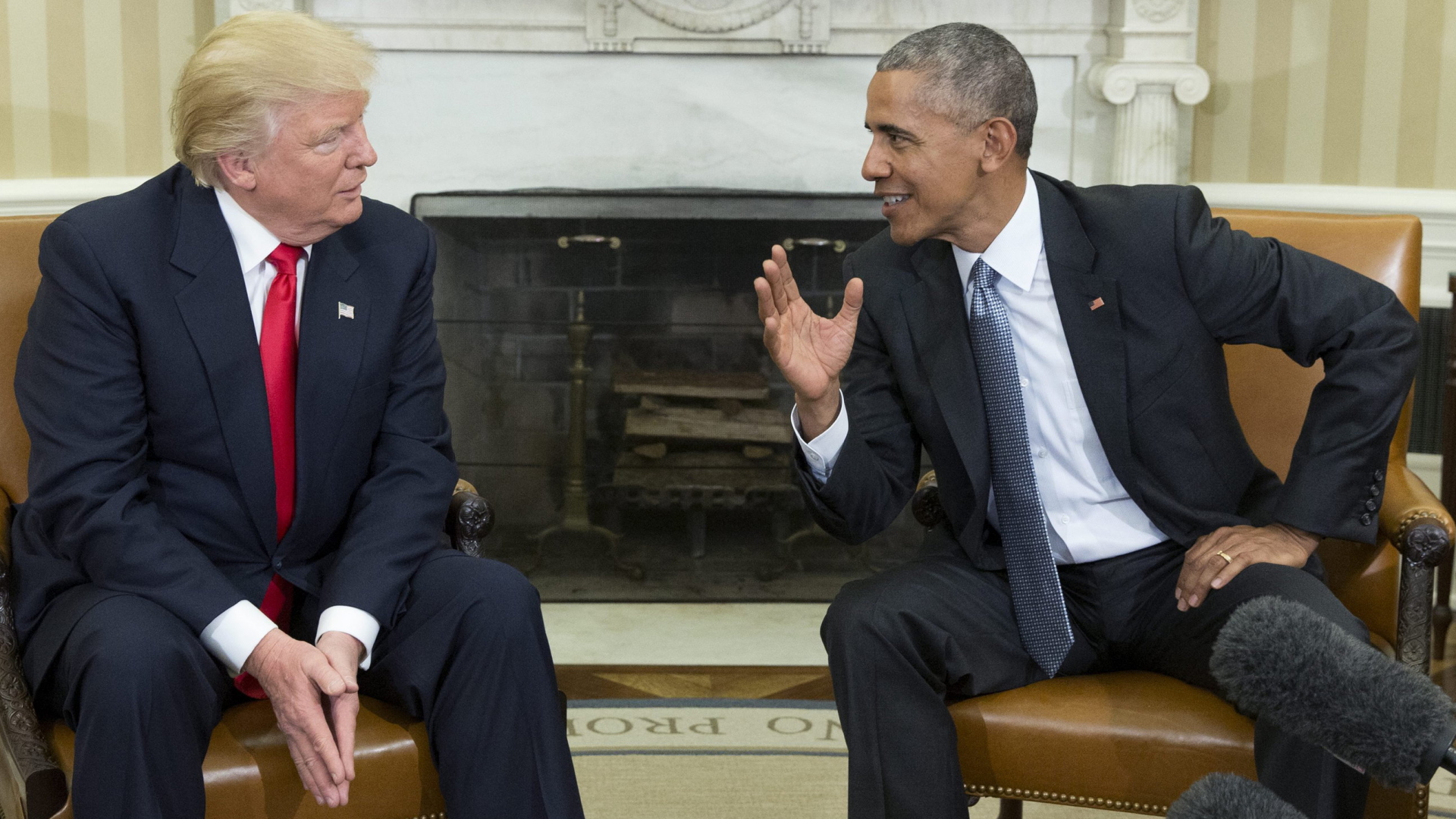 Trump und Obama im Weißen Haus | dpa