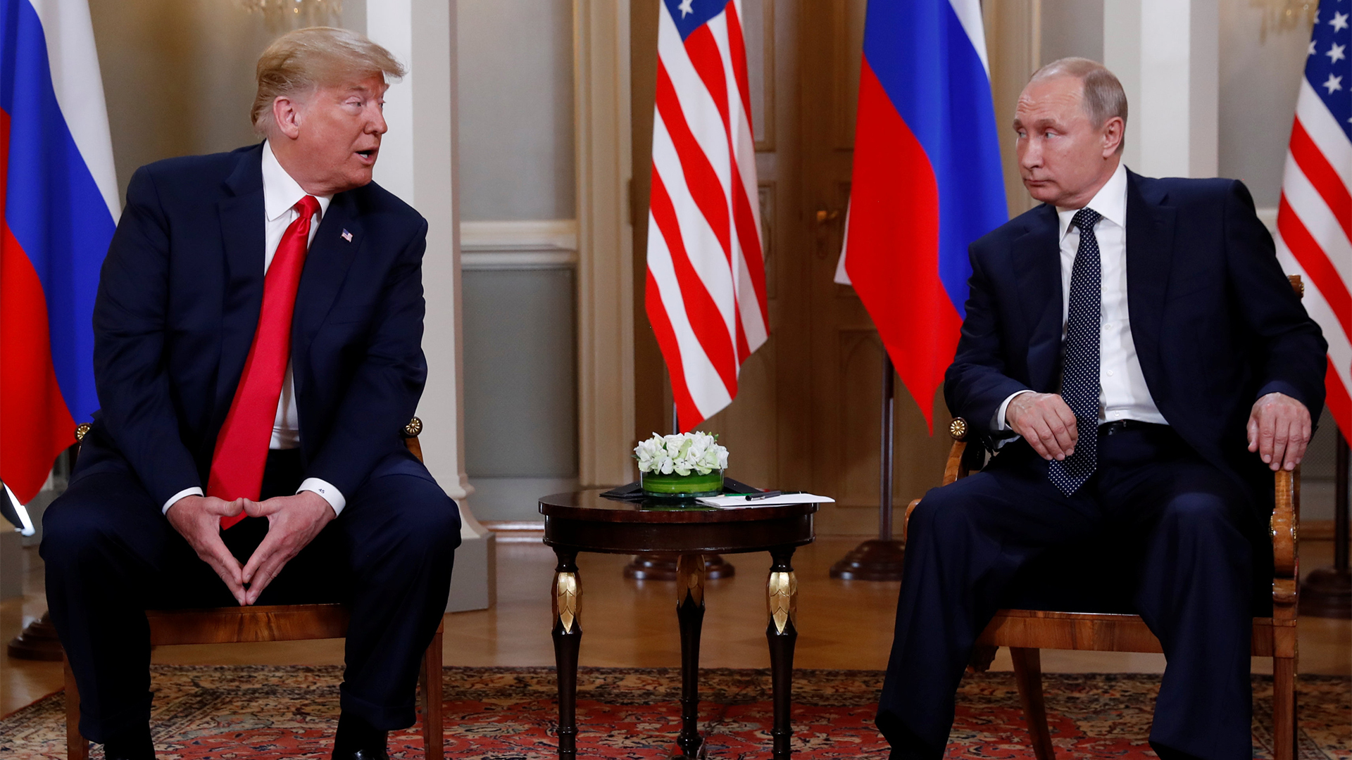 Treffen der Präsidenten Trump und Putin
