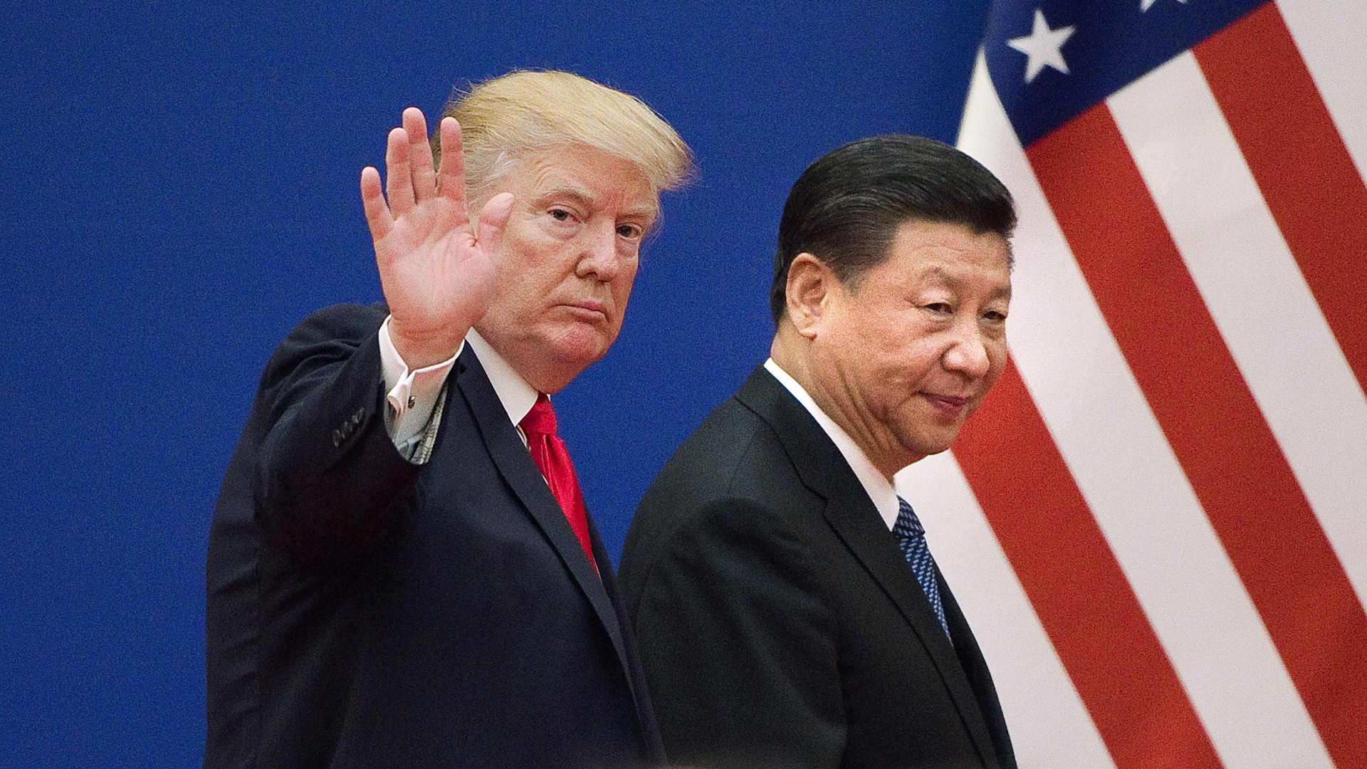 US-Präsident Trump und der chinesische Staatschef Xi Jingping | Bildquelle: AFP