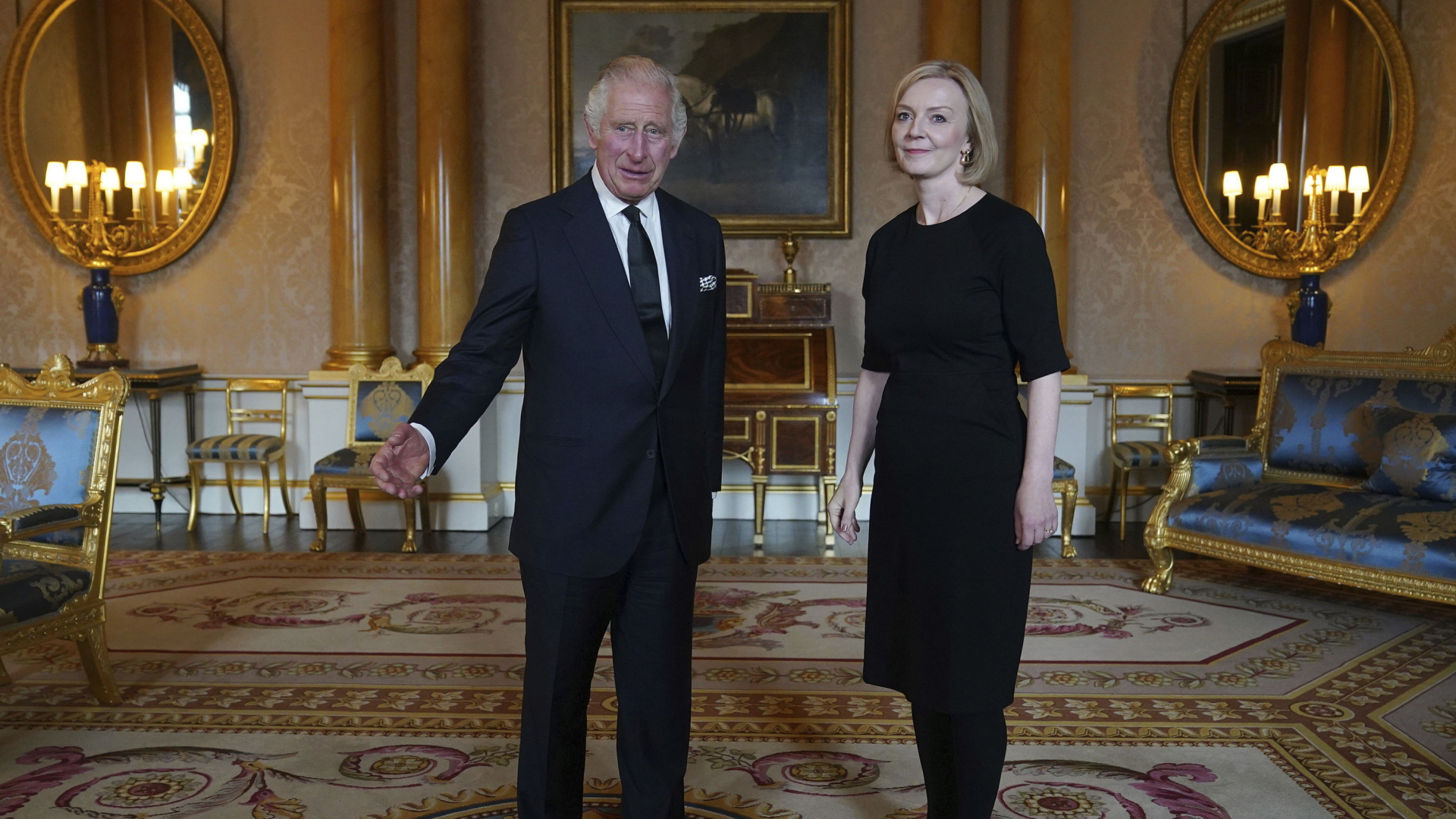 König Charles und Premierministerin Truss | AP
