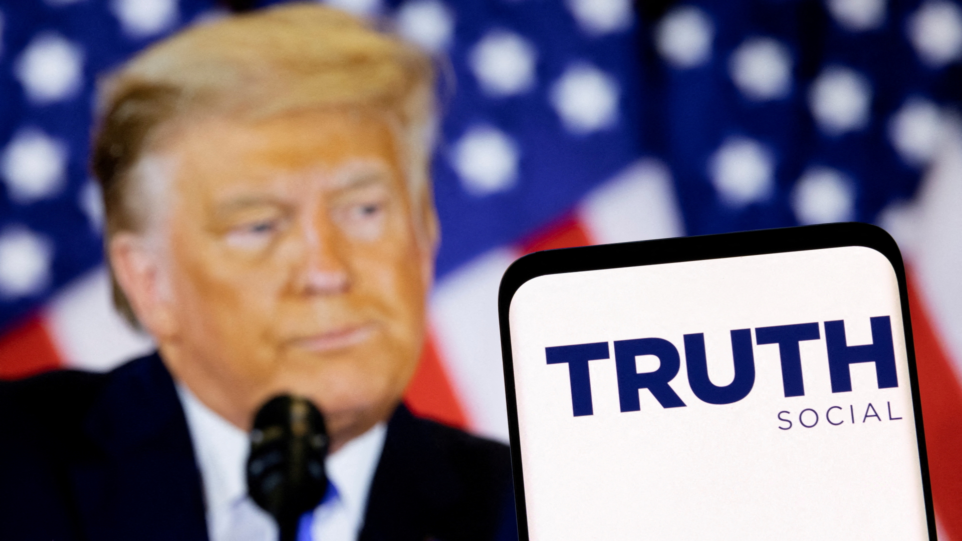 Das Logo von Trumps "Truth Social"-App | REUTERS