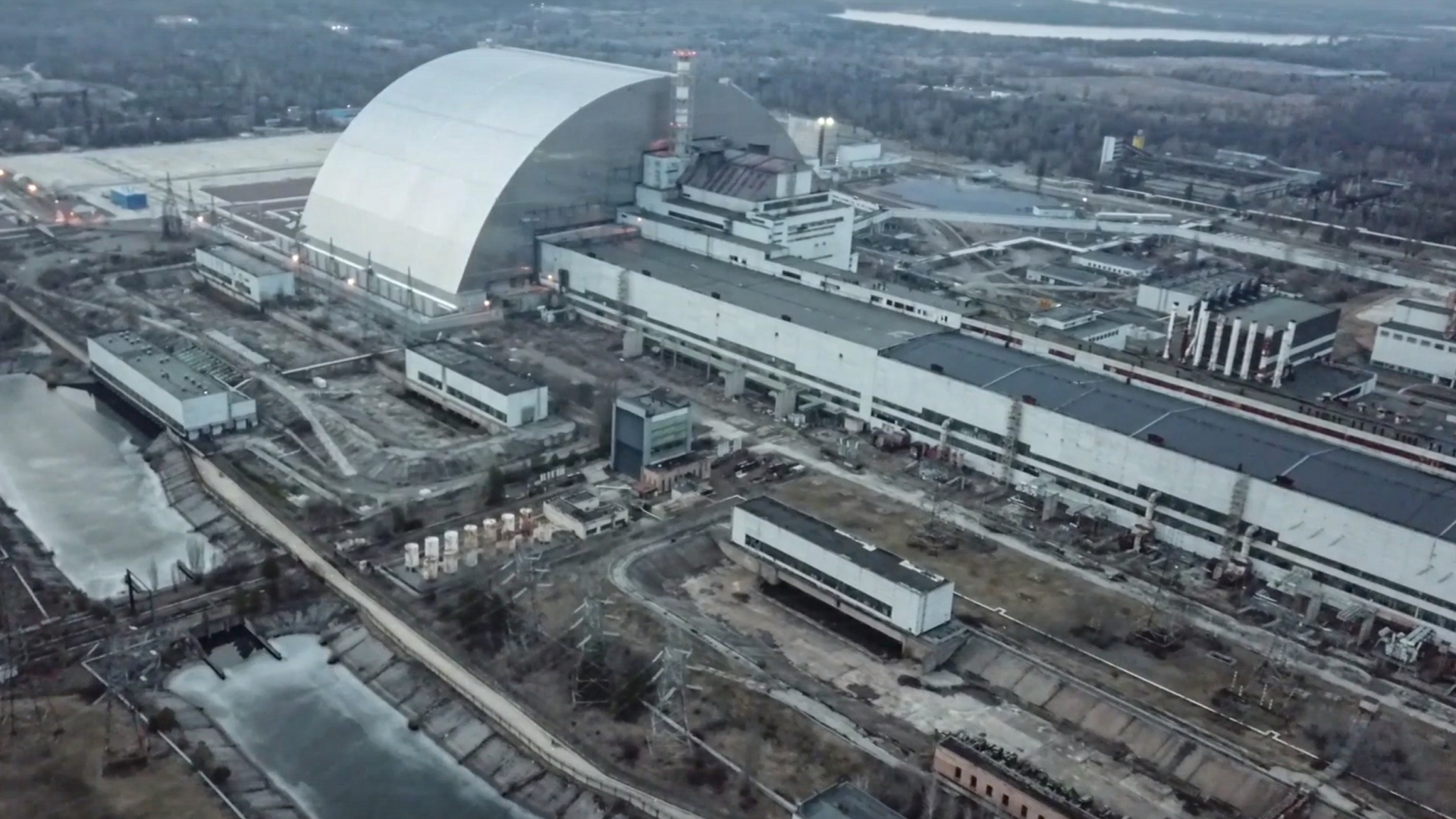 Die Atomanlage Tschernobyl aufgenommen von russischen Truppen | EPA