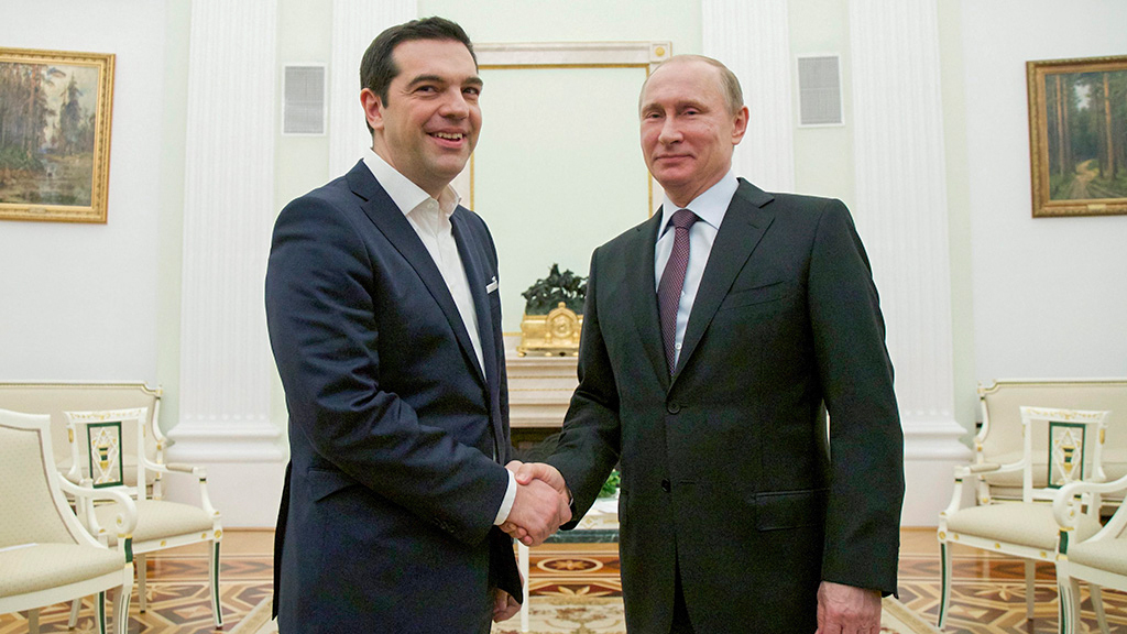 Alexis Tsipras und Wladimir Putin