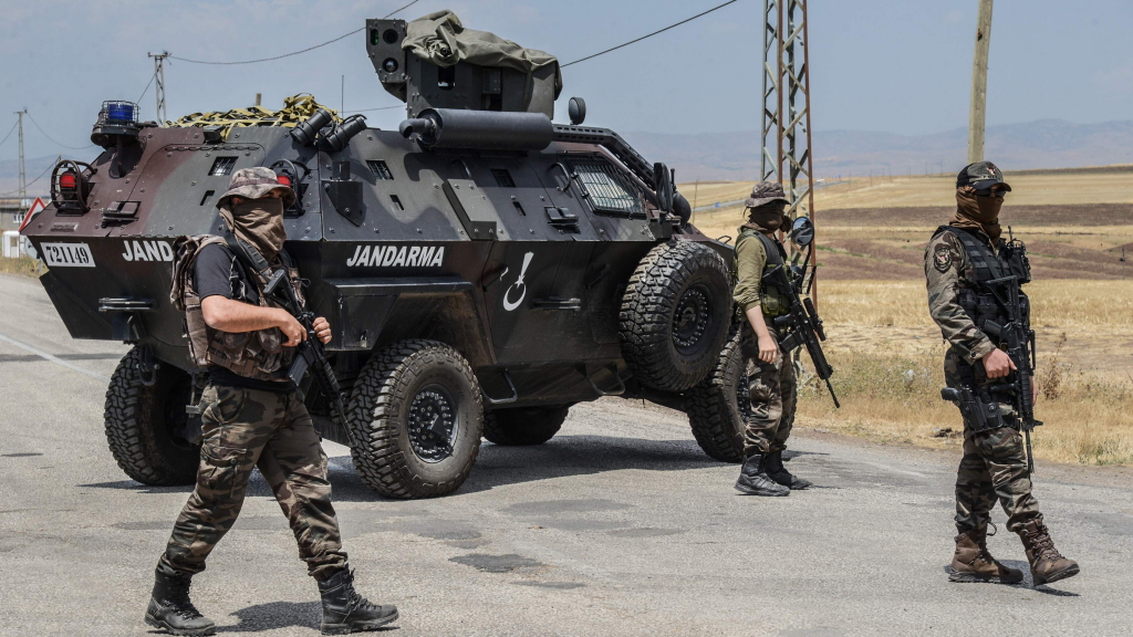 Türkische Sicherheitskräfte im Osten des Landes