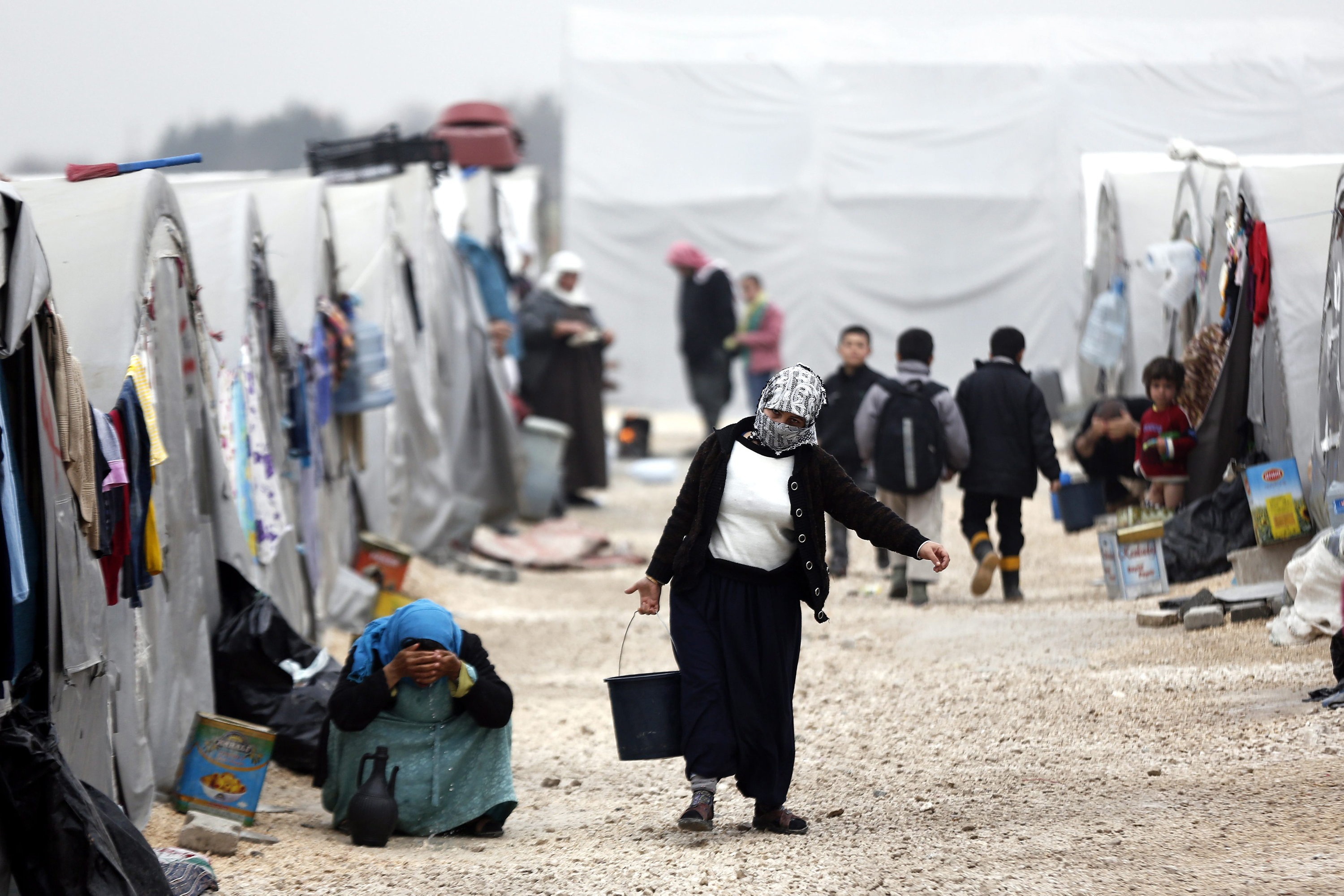 Mehr als zwei Millionen Syrer haben in der Türkei Zuflucht gefunden, wie hier im Flüchtlingslager bei Sanliurfa.