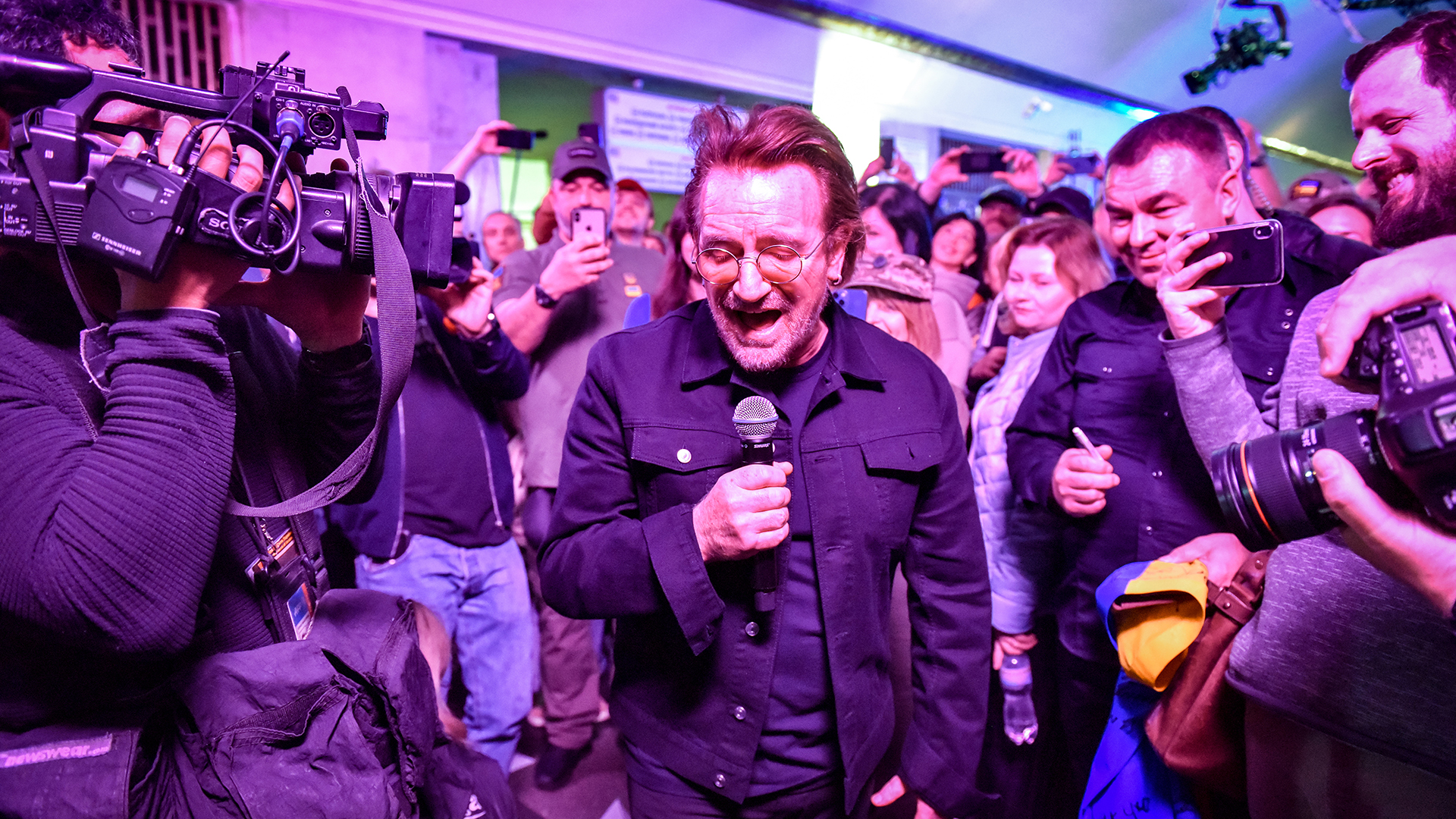 Bono von der Band U2 in Kiew | EPA