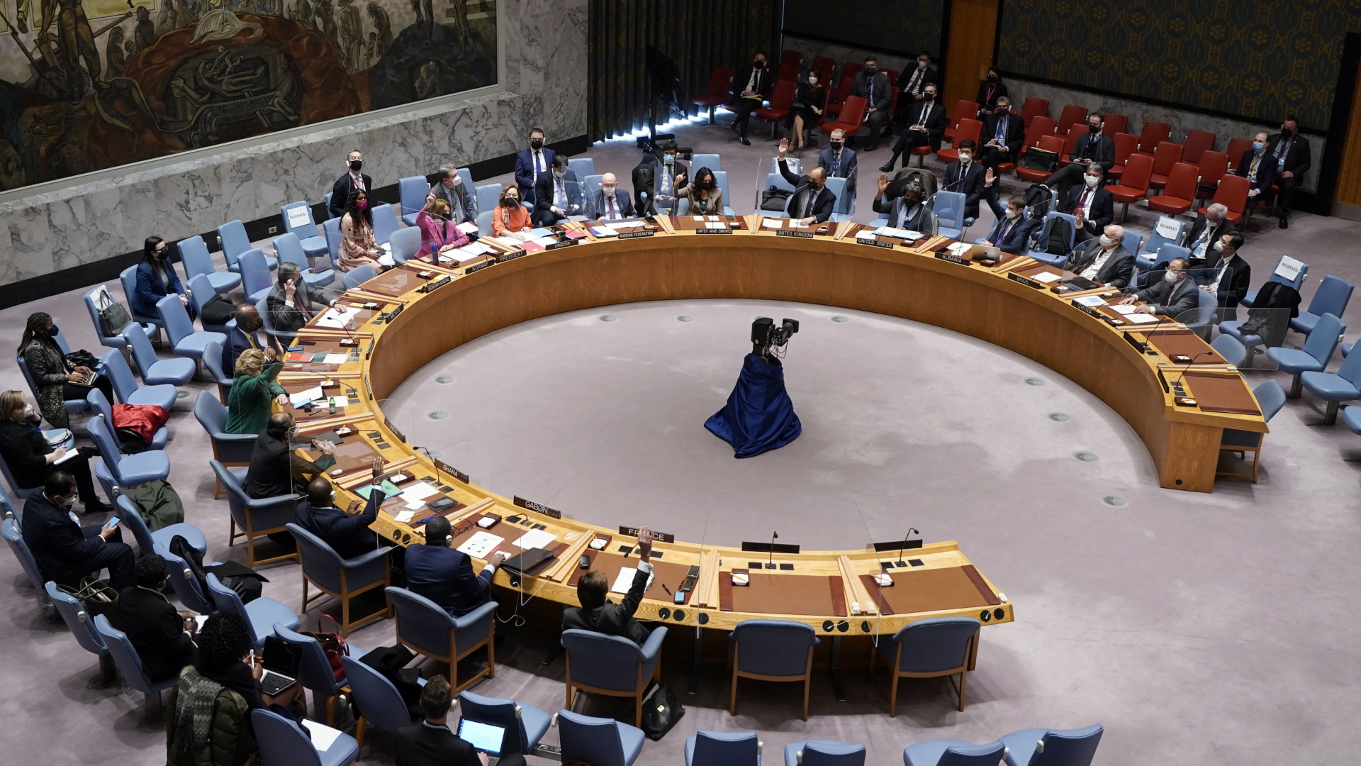 Sitzung des UN-Sicherheitsrats in New York. | AP