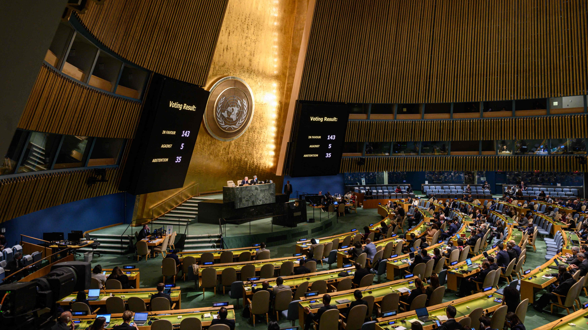 Perang melawan Ukraina: Majelis Umum PBB mengutuk pencaplokan