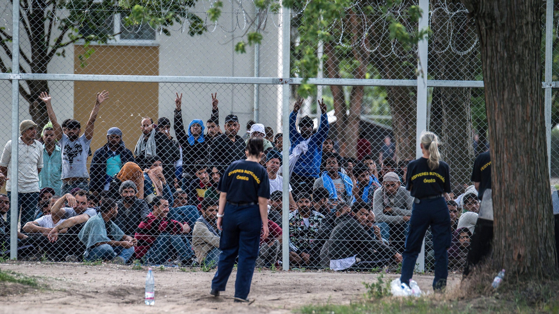 Flüchtlinge in Ungarn im Sommer 2015
