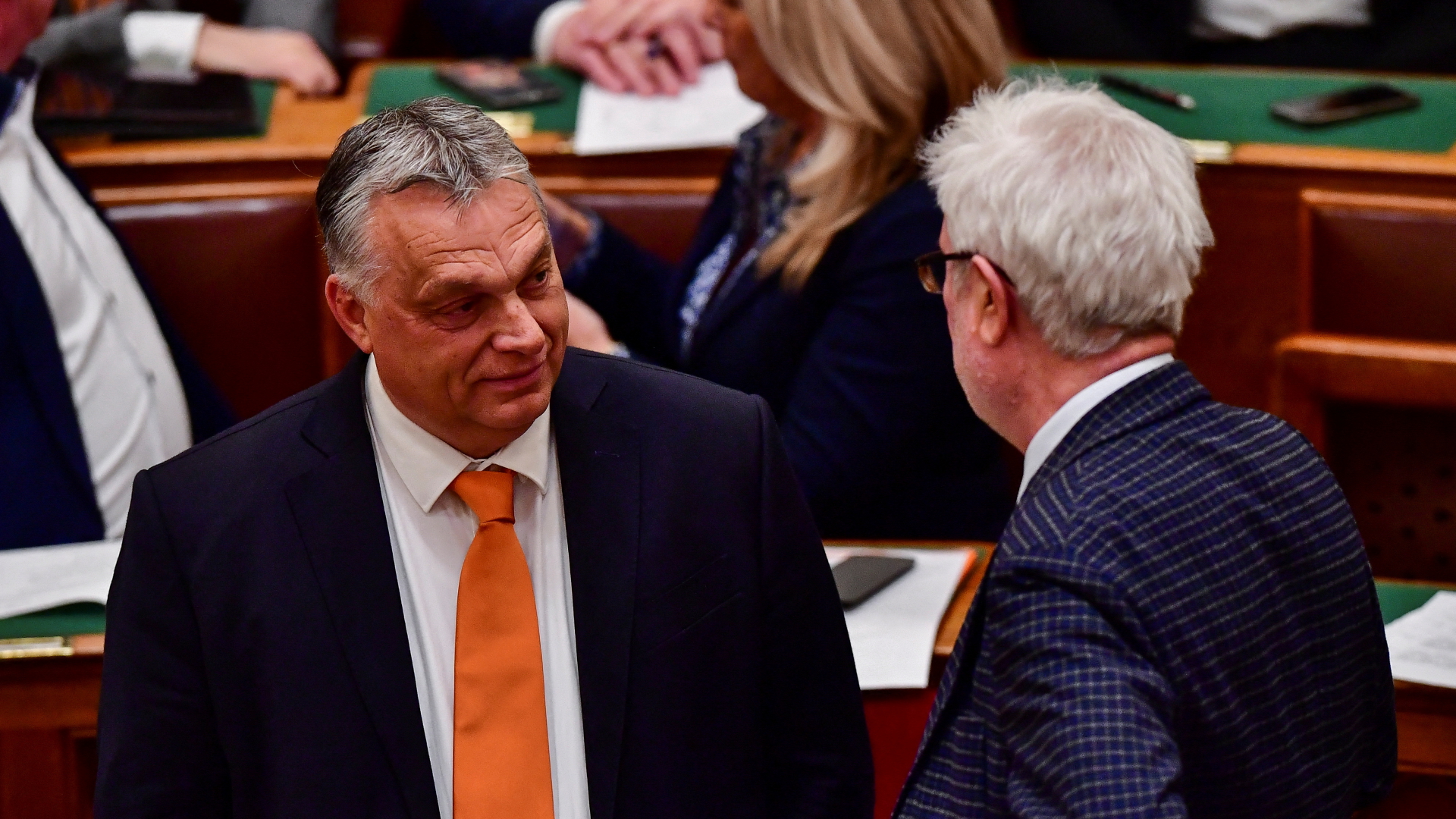 Viktor Orban im ungarischen Parlament