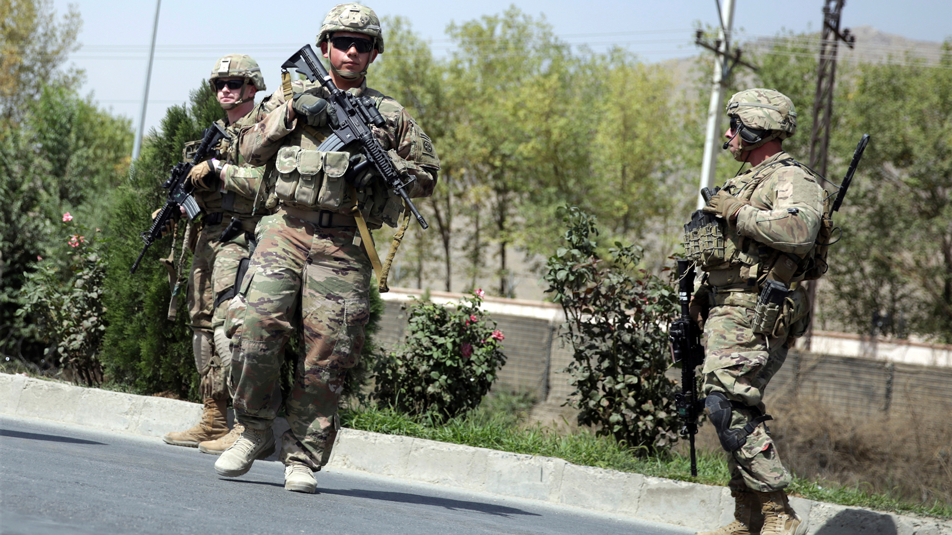 US-amerikanische Soldaten in Kabul (Afghanistan) (Archivbild: September 2017) | picture alliance / Massoud Hossa