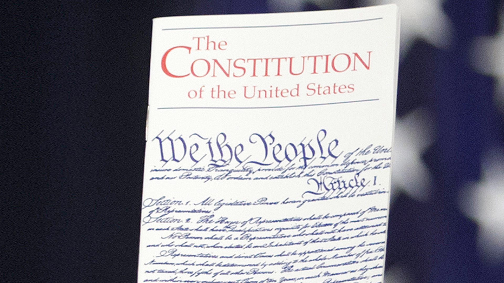 Die US-Verfassung | Bildquelle: AP