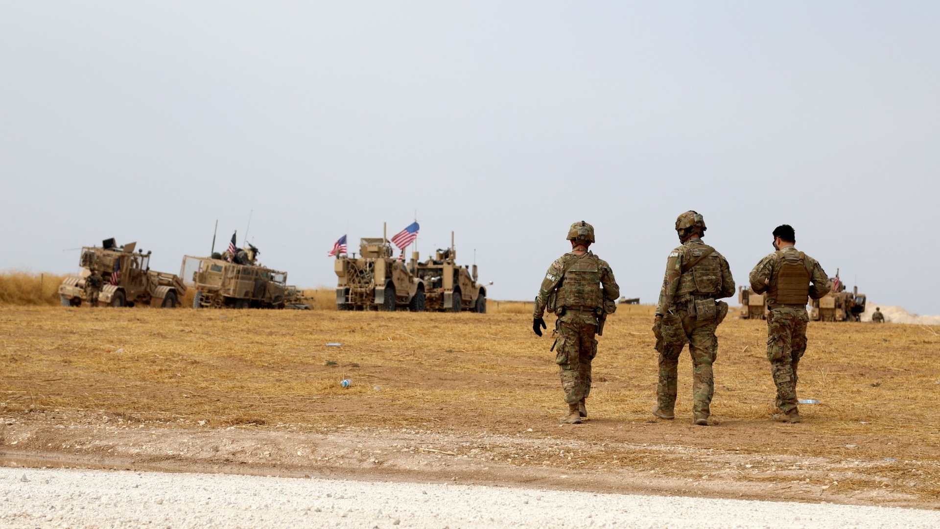 US-Truppen im Irak. | AHMED MARDNLI/EPA-EFE/REX