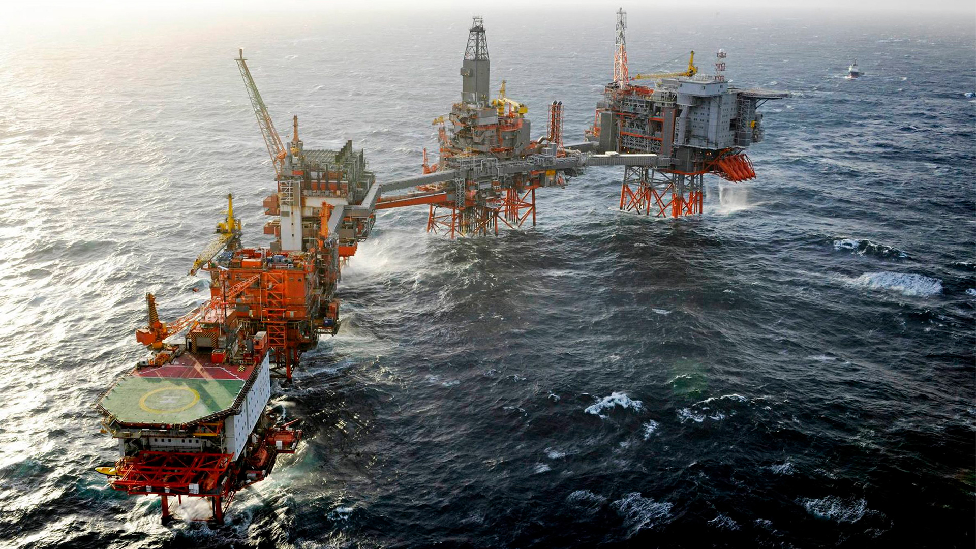 Bohrinsel von BP in der Nordsee | picture alliance / dpa