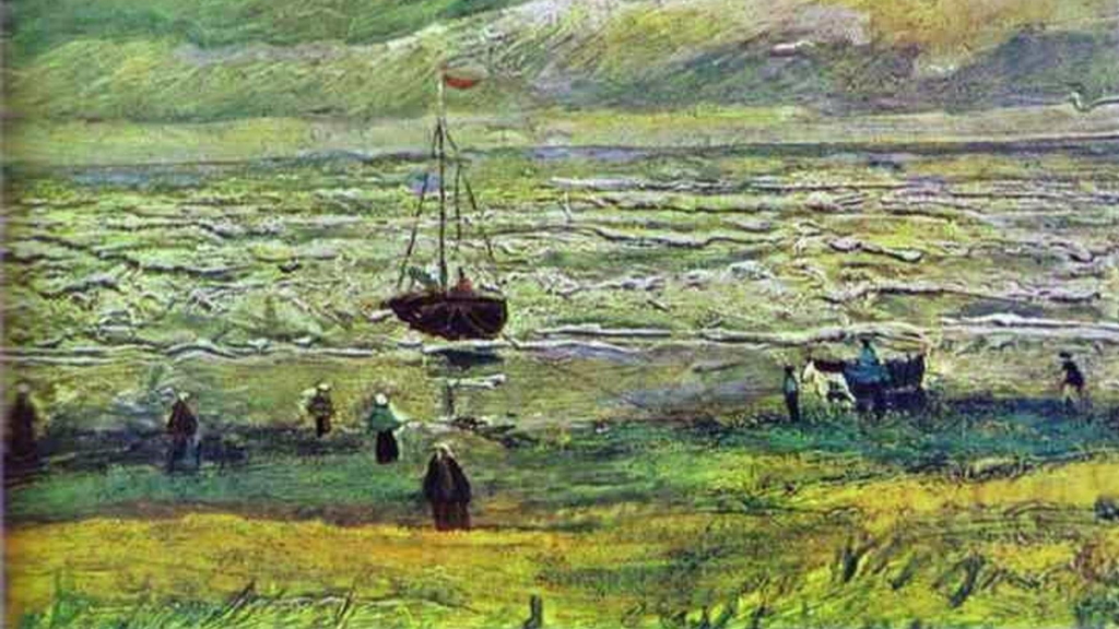 Gestohlenes Van-Gogh-Bild "Meeressicht bei Scheveningen" (Ausschnitt) | dpa