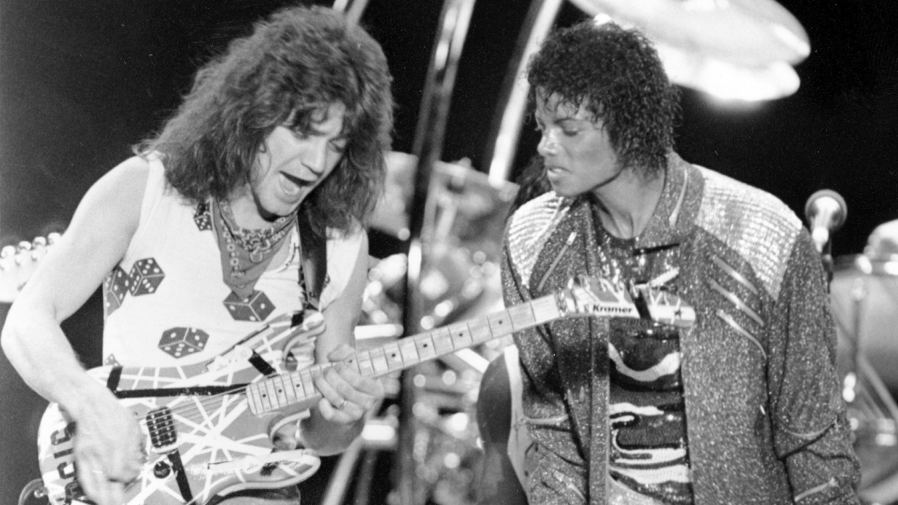 Eddie van Halen und Michael Jackson | dpa