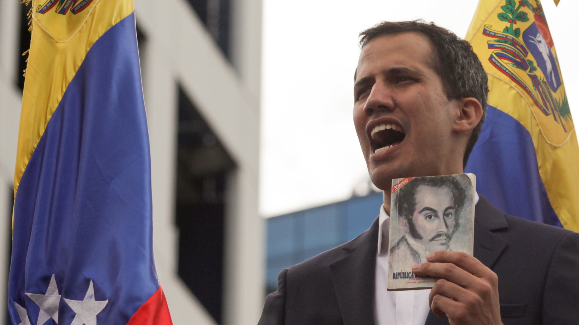 Gegenpräsident Juan Guaidó | Bildquelle: dpa