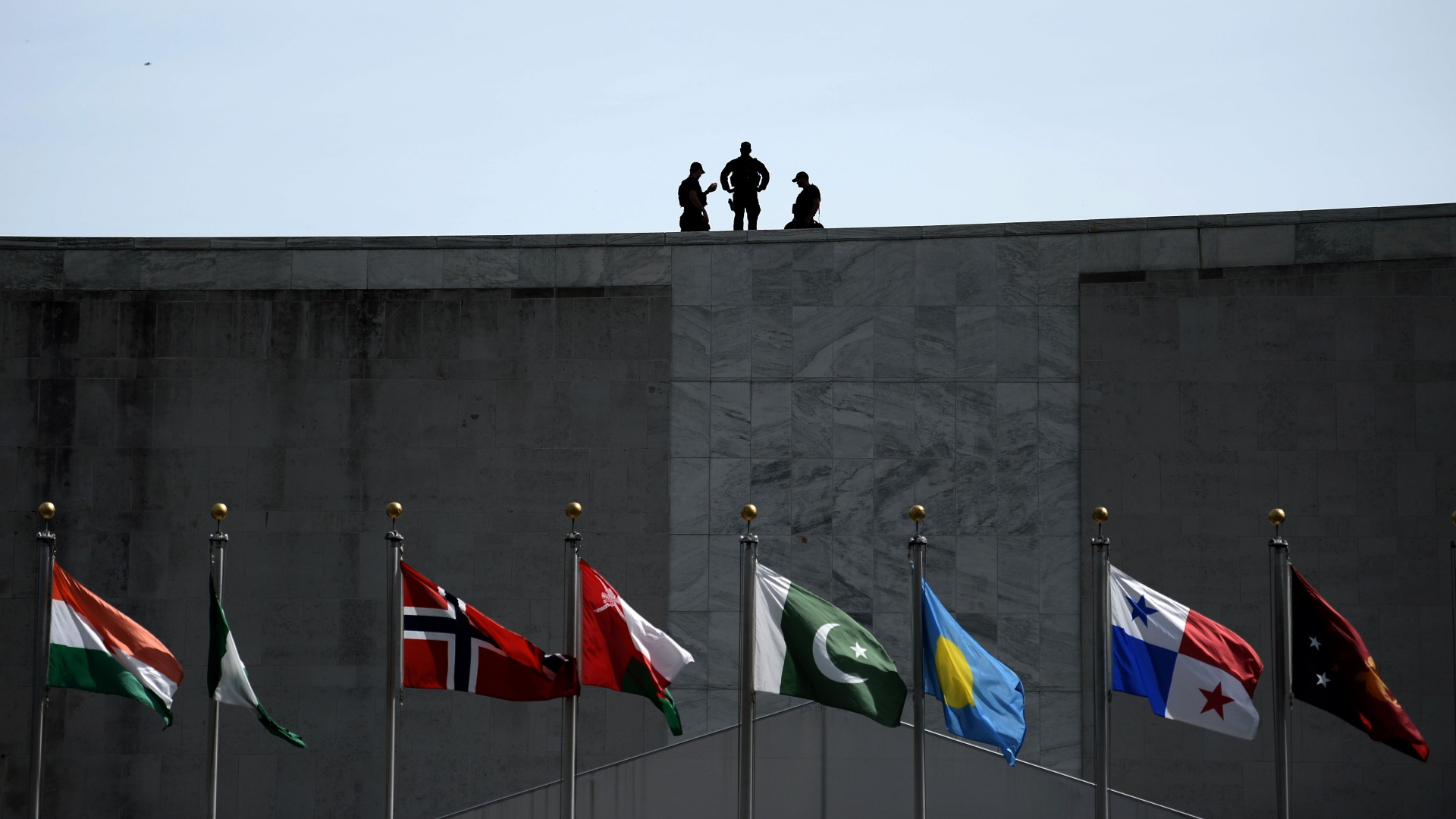 Flaggen vor dem UN-Hauptquartier in New York | AFP