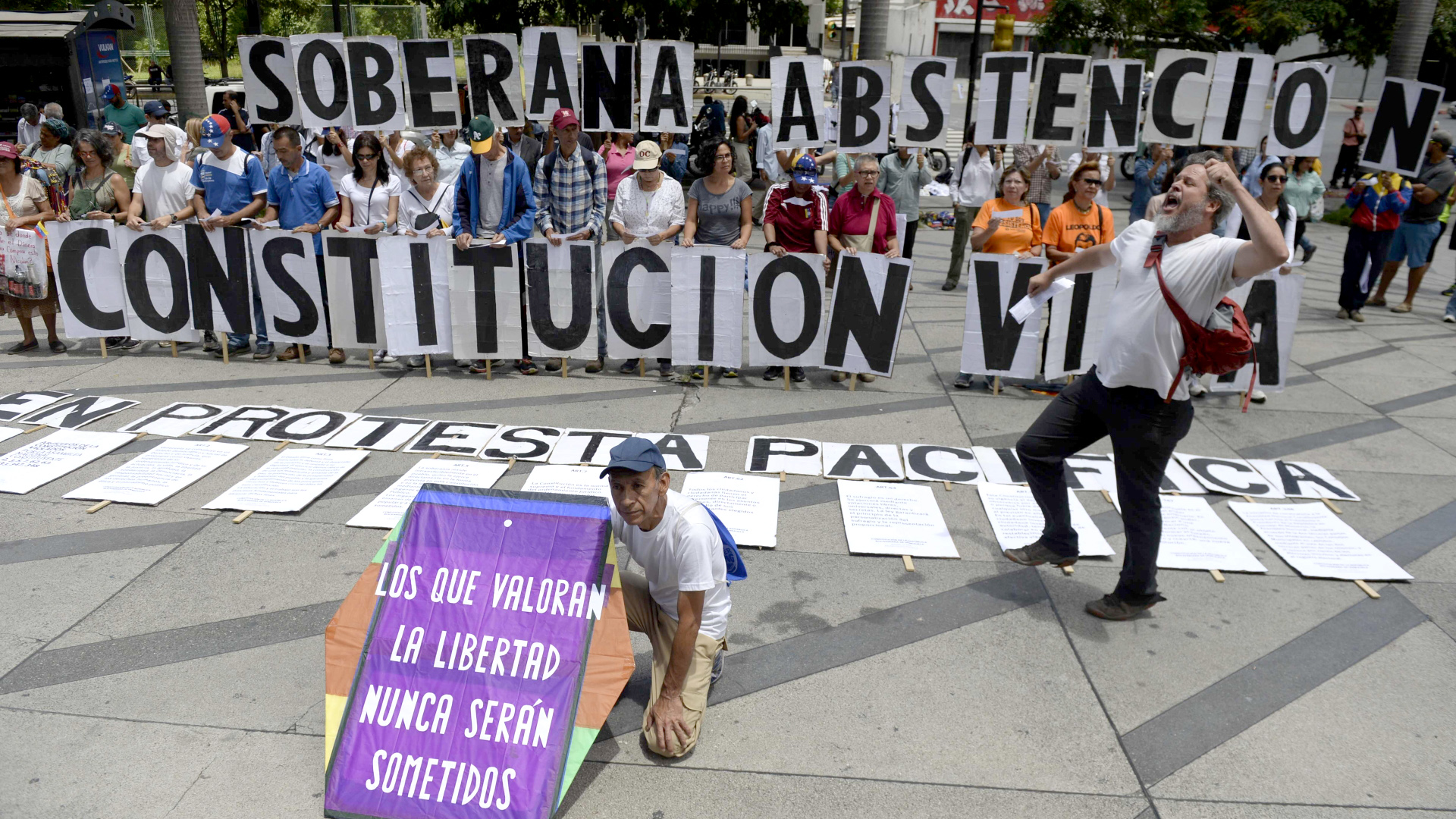 Proteste gegen verfassungsgebende Versammlung in Venezuela