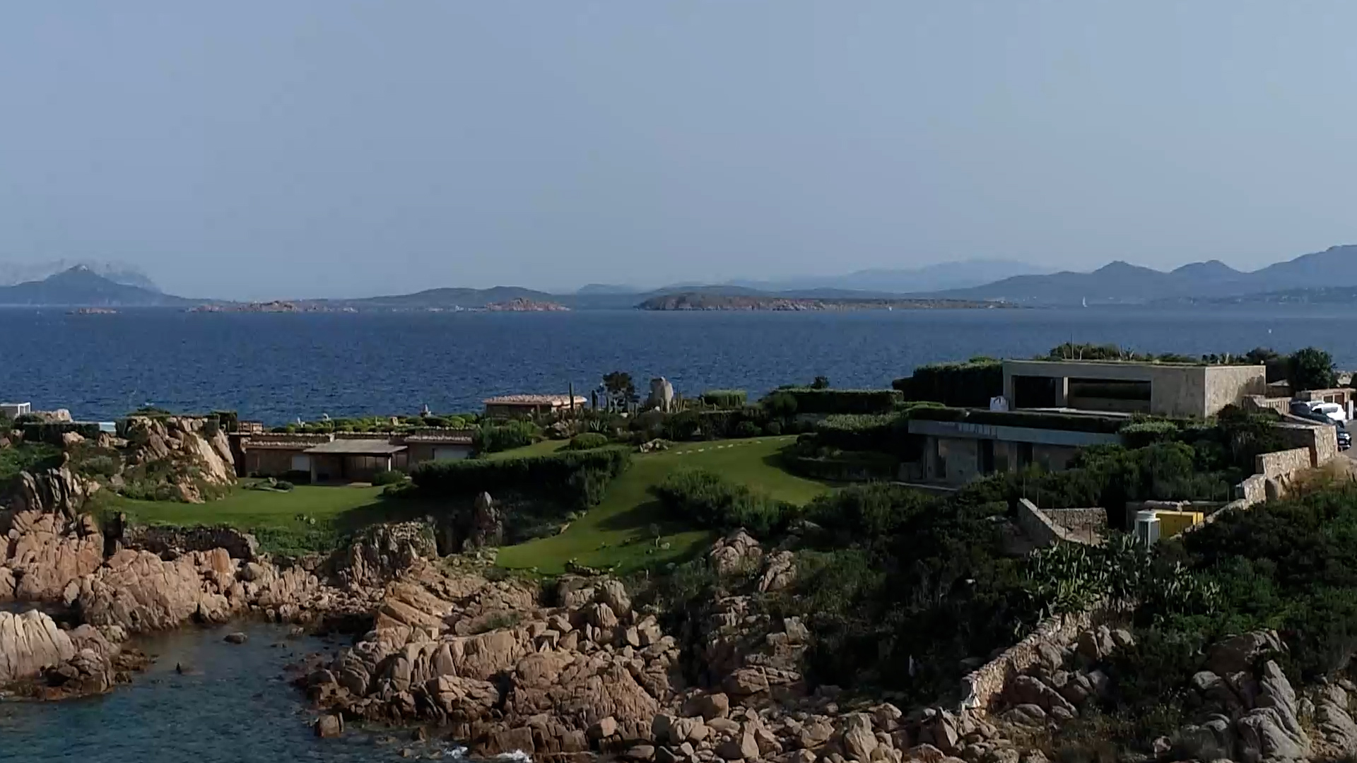 Blick auf die Villa von Alisher Usmanow auf Sardinien. | ARD-Studio Rom