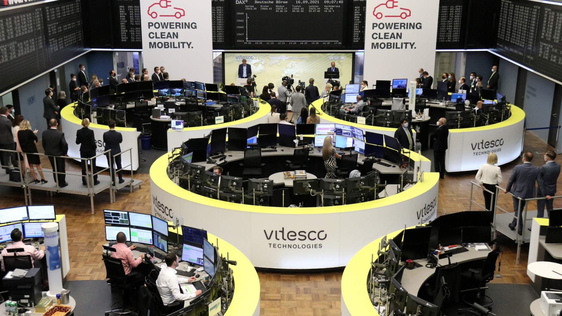 Der Börsengang der Continental-Tochter Vitesco im Frankfurter Handelssaal | REUTERS