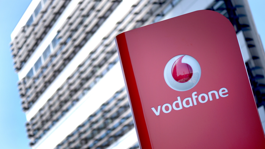 Firmenlogo des Mobilfunkunternehmens Vodafone | dpa