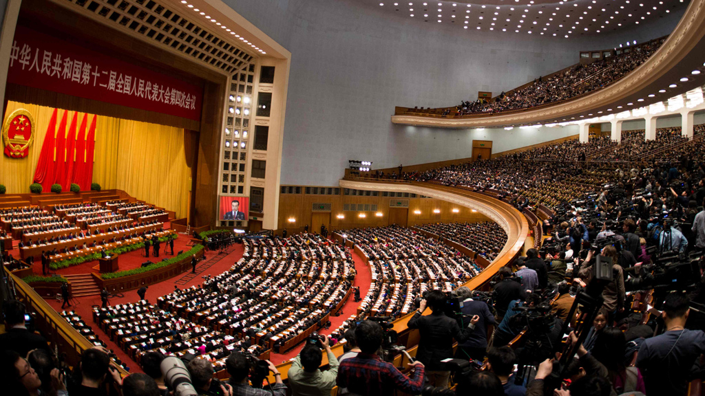 Sitzung des Volkskongresses in Peking