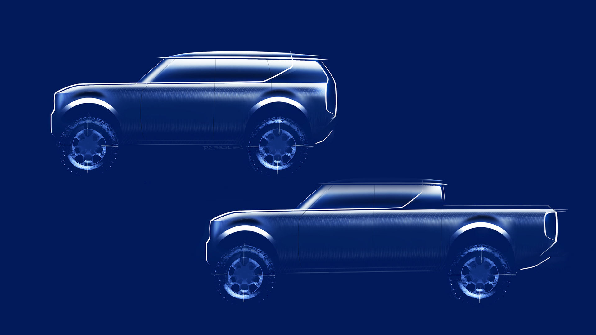 Scout:  Entwurf der neuenVW-Marke für elektrische Pickups und SUVs. | Volkswagen AG