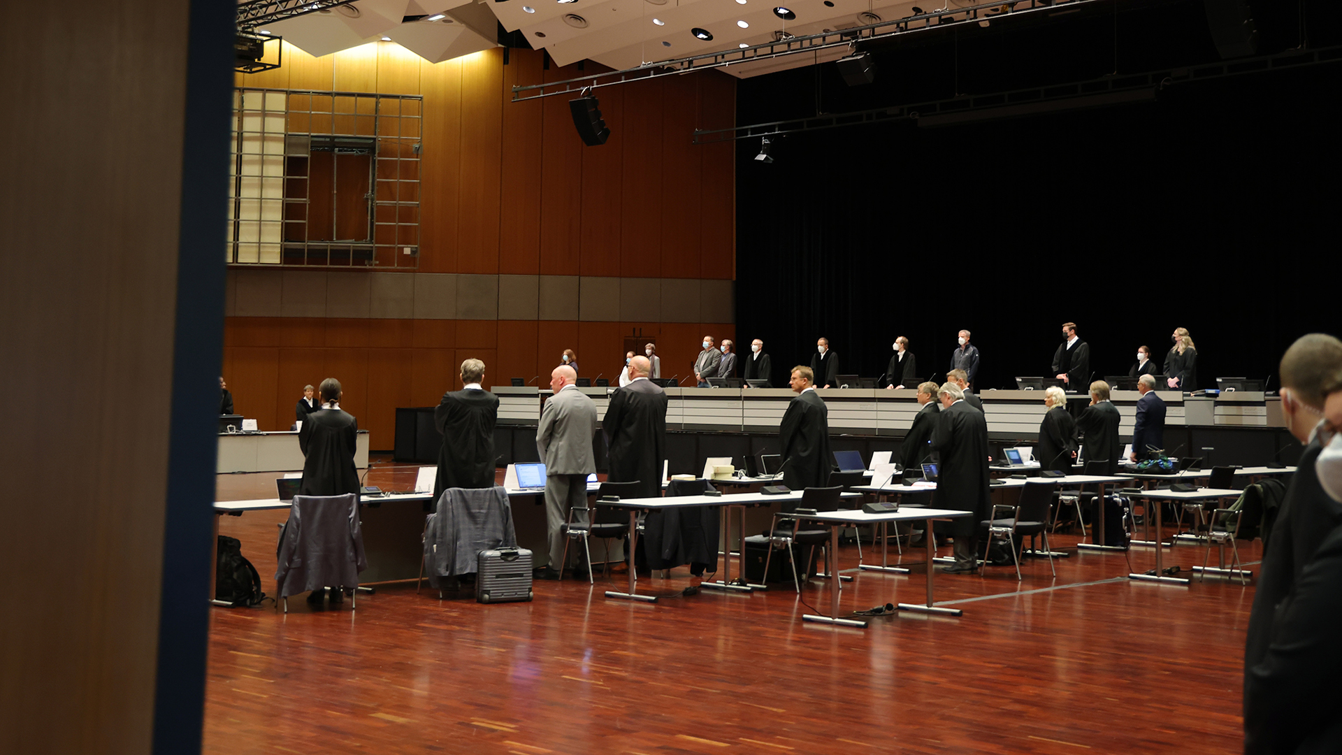 Blick in einen Gerichtssaal in Braunschweig | EPA