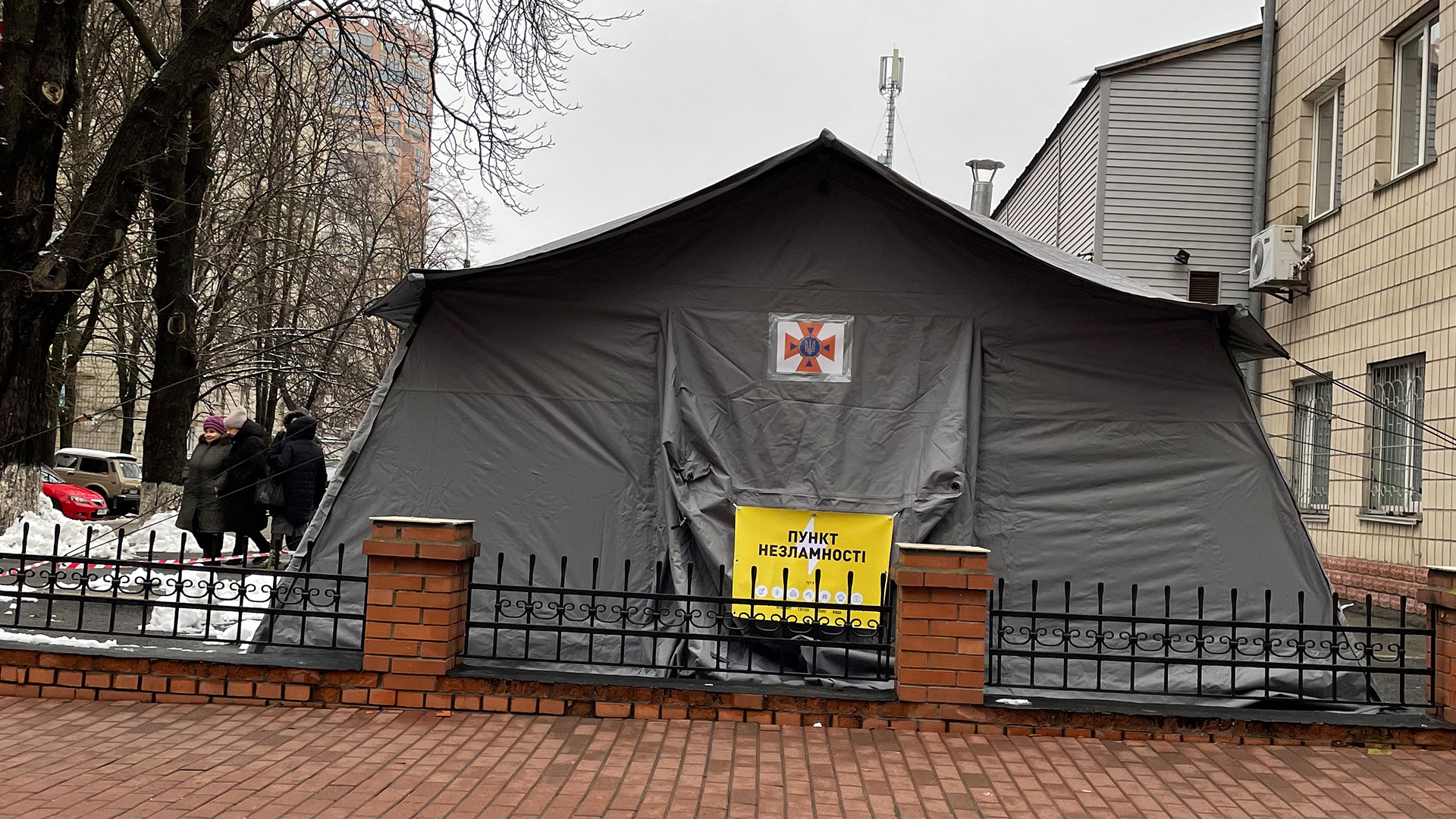 Ein graues Zelt | WDR Ukraine/Andrea Beer
