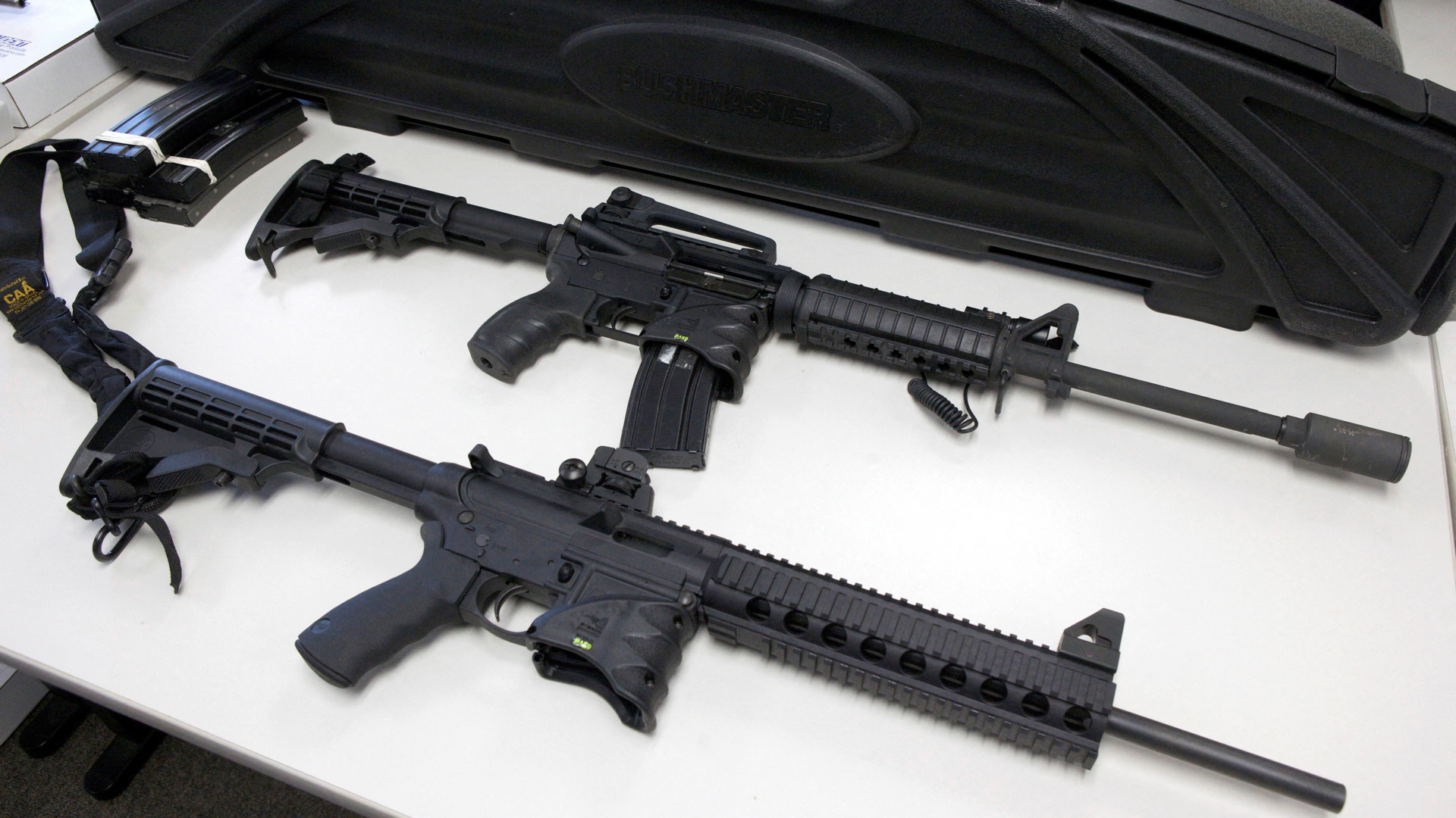 Waffen des US-Herstellers Smith & Wesson. | REUTERS