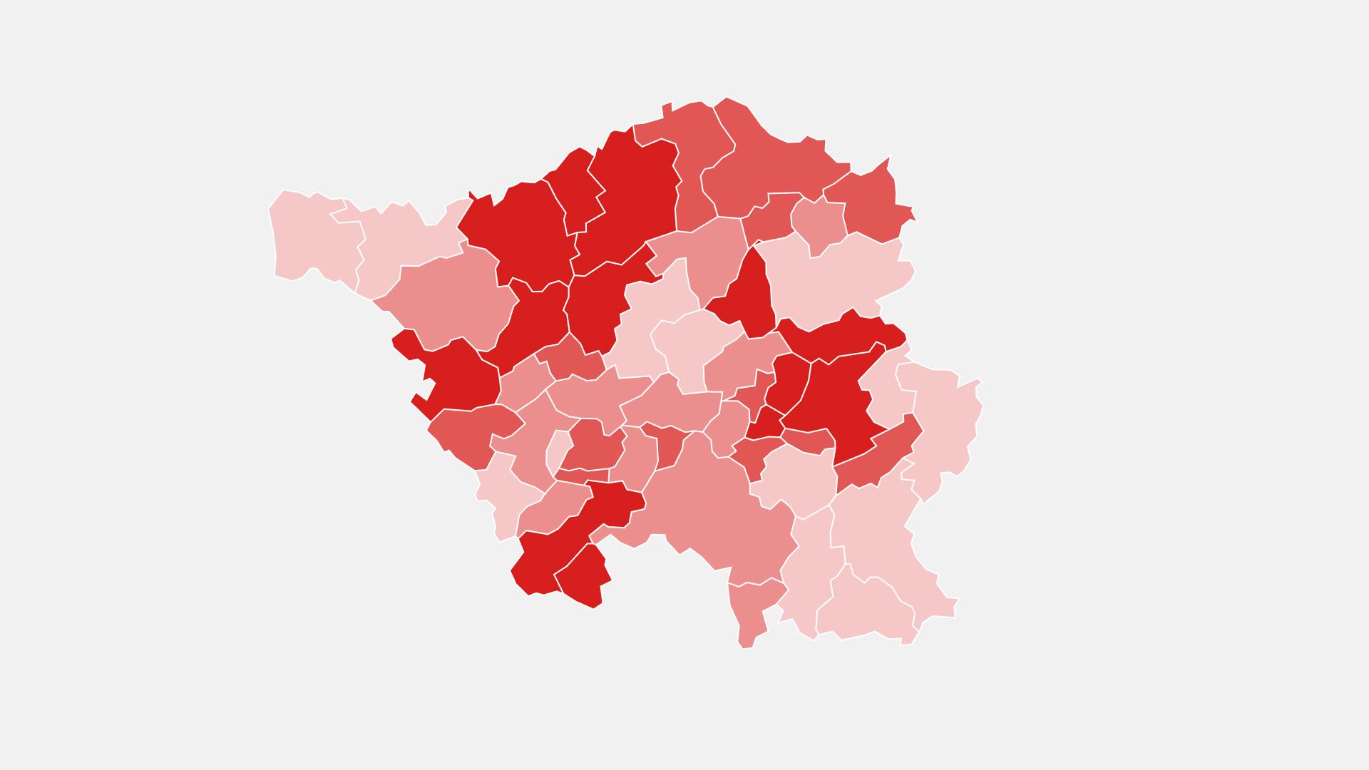 Grafik: Landtagswahl Saarland SPD-Ergebnisse 2022