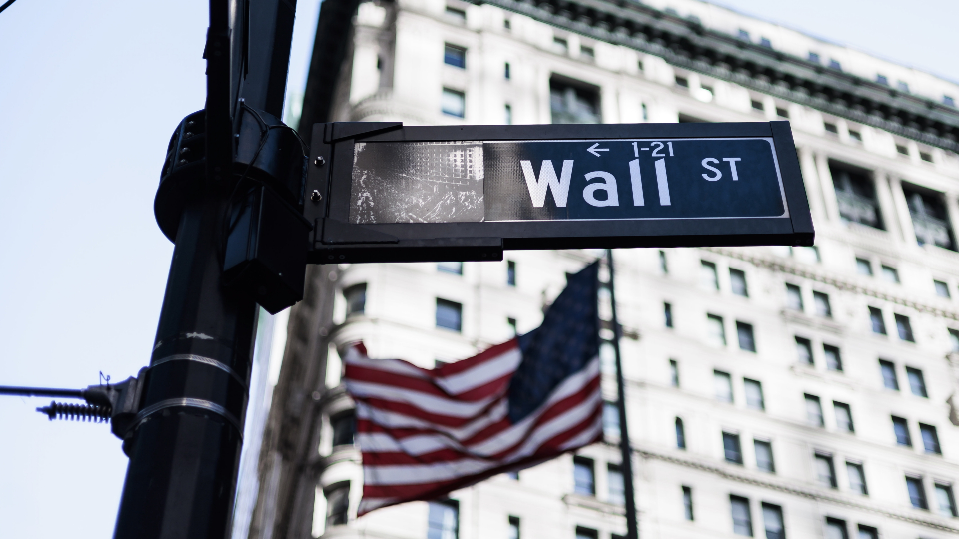 Ein Straßenschild der Wall Street in New York. | EPA