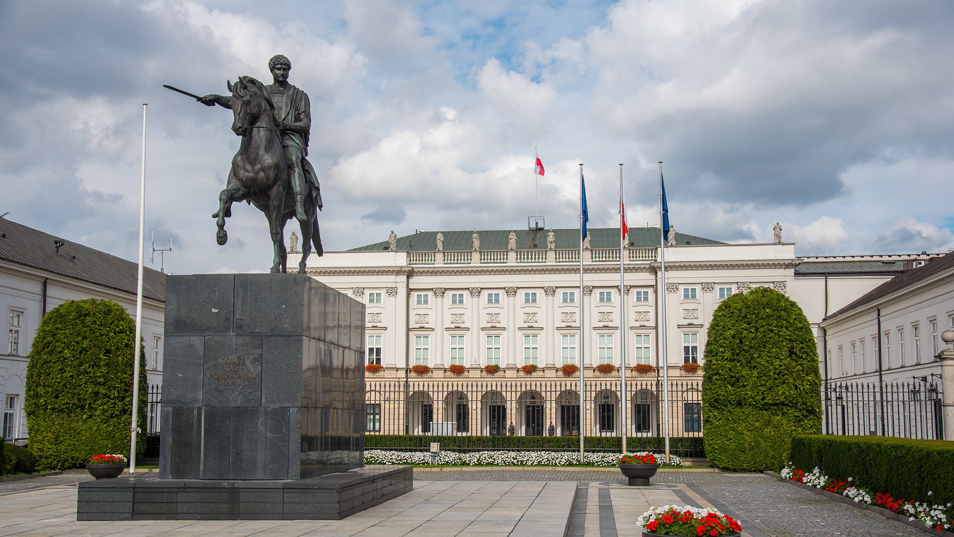 Der Präsidentenpalast in Warschau